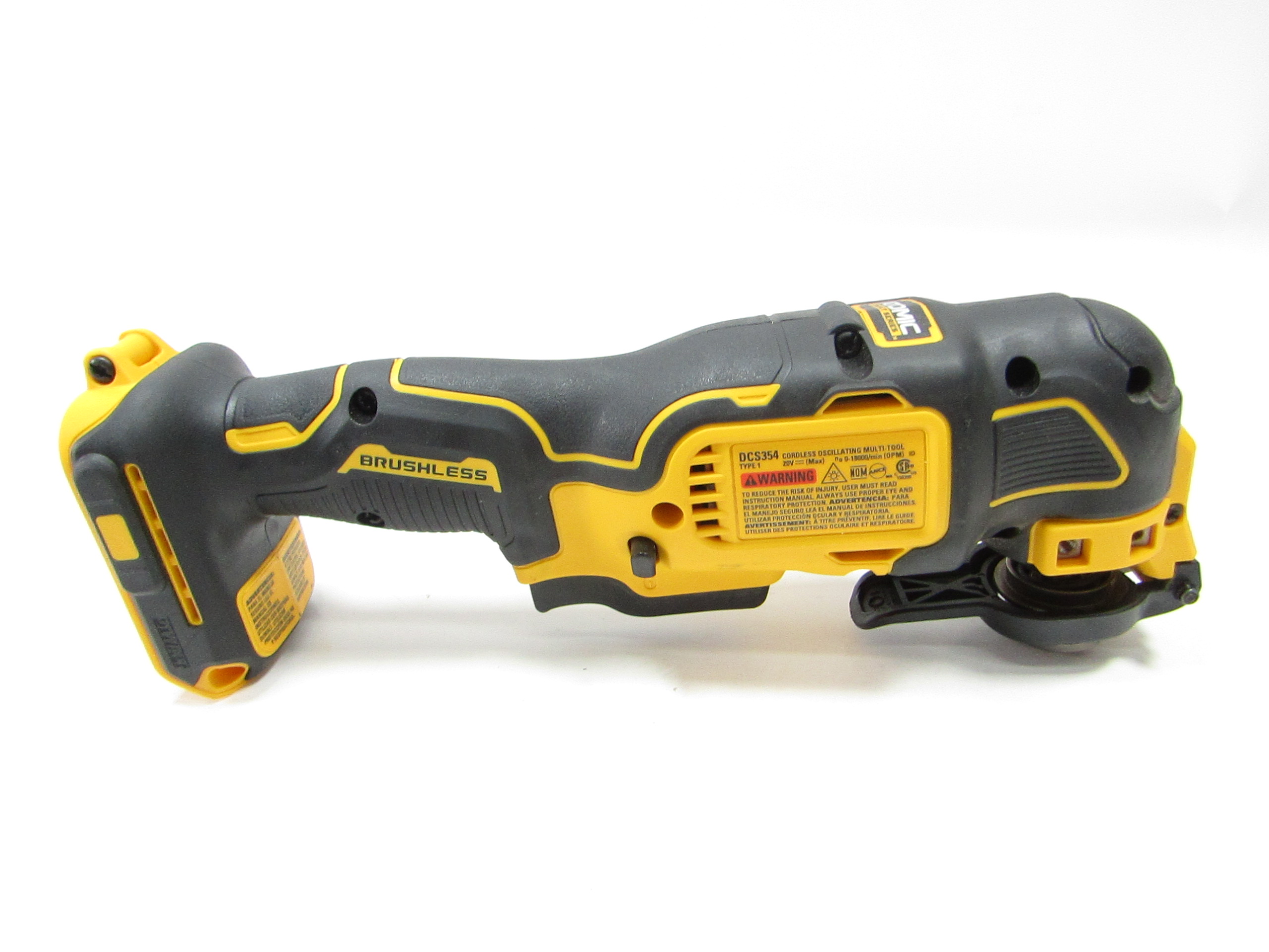 DeWalt DCS354 Brushless Atomic 20V Max Brushless Oscillating Multi-Tool  Type 1