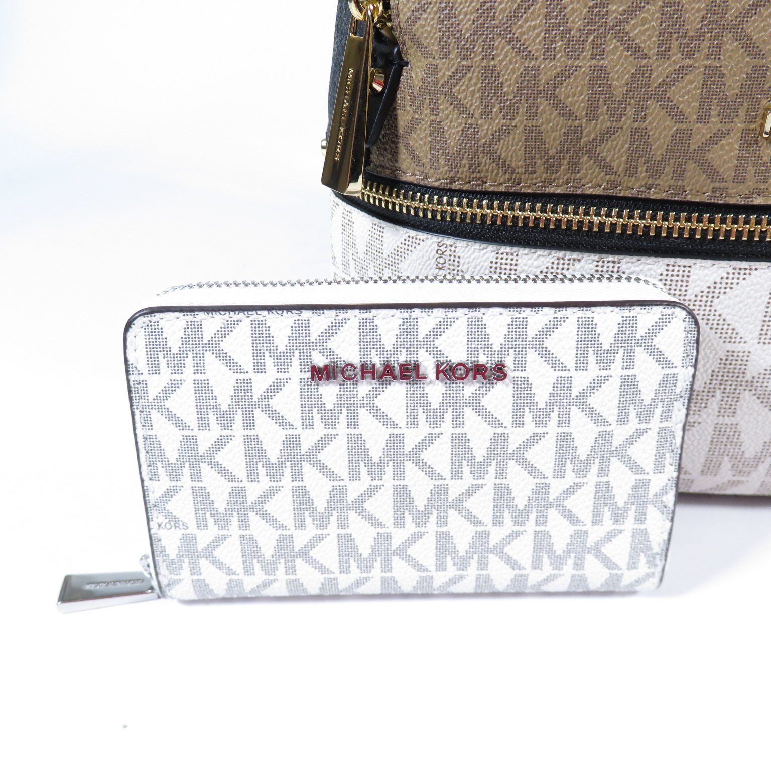 Offers Michael Kors backpack & wristlet combo