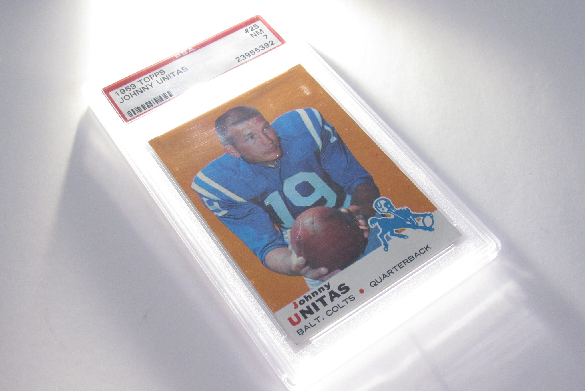 PSA Johnny Unitas 1969 topps outlet !!!$$$