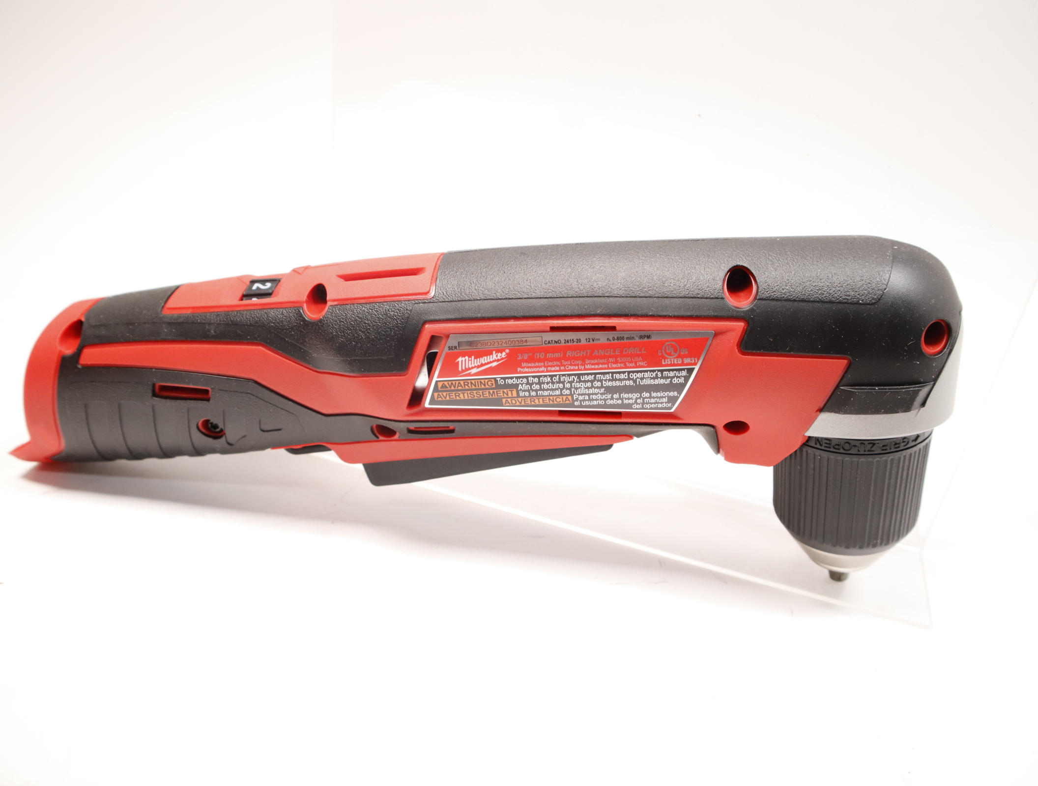 Milwaukee 2415-20 M12 Right Angle Drill-Driver (Tool Only