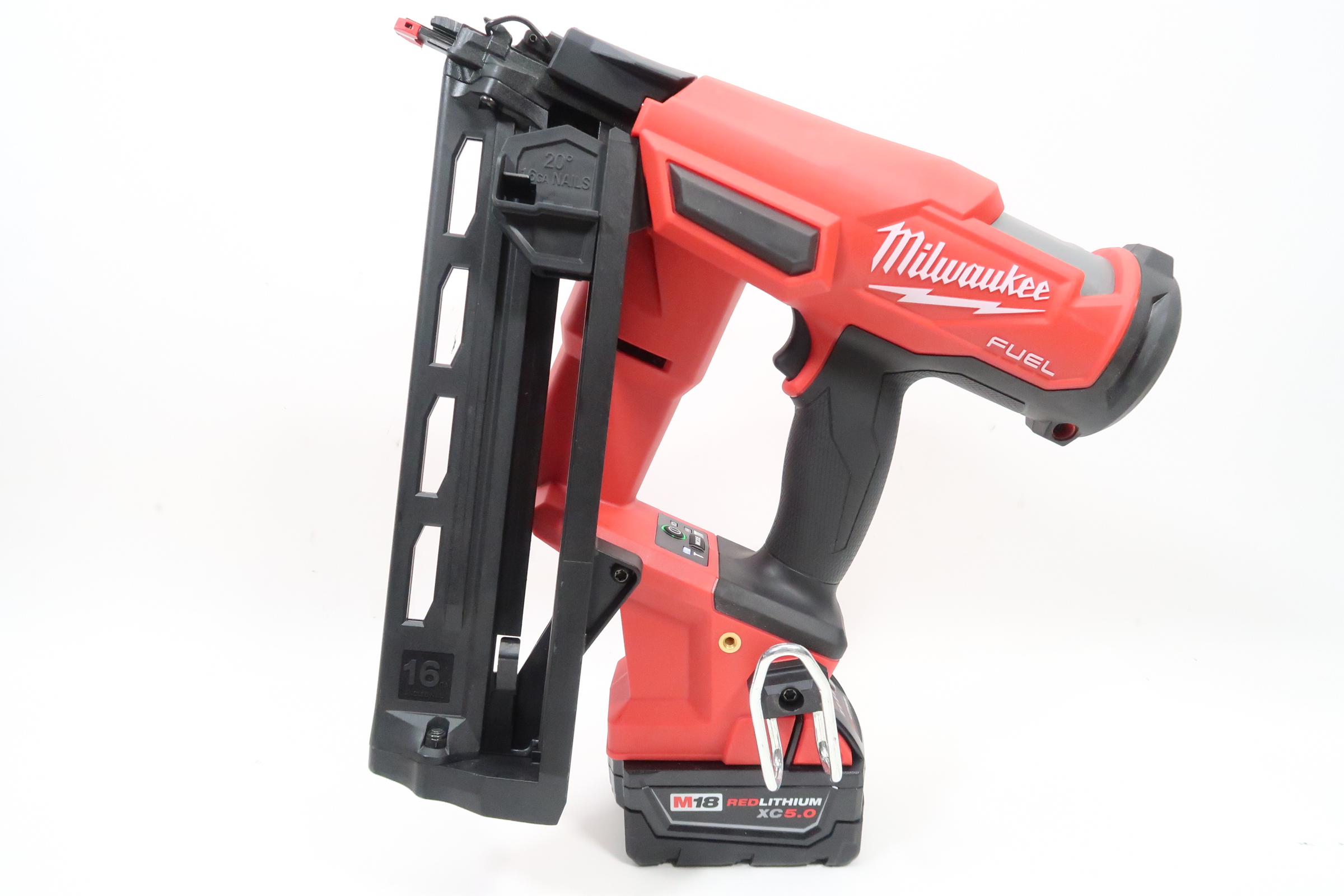 Milwaukee 2841 20 18 Volt Li Ion Cordless Gen II 16 Gauge Angled