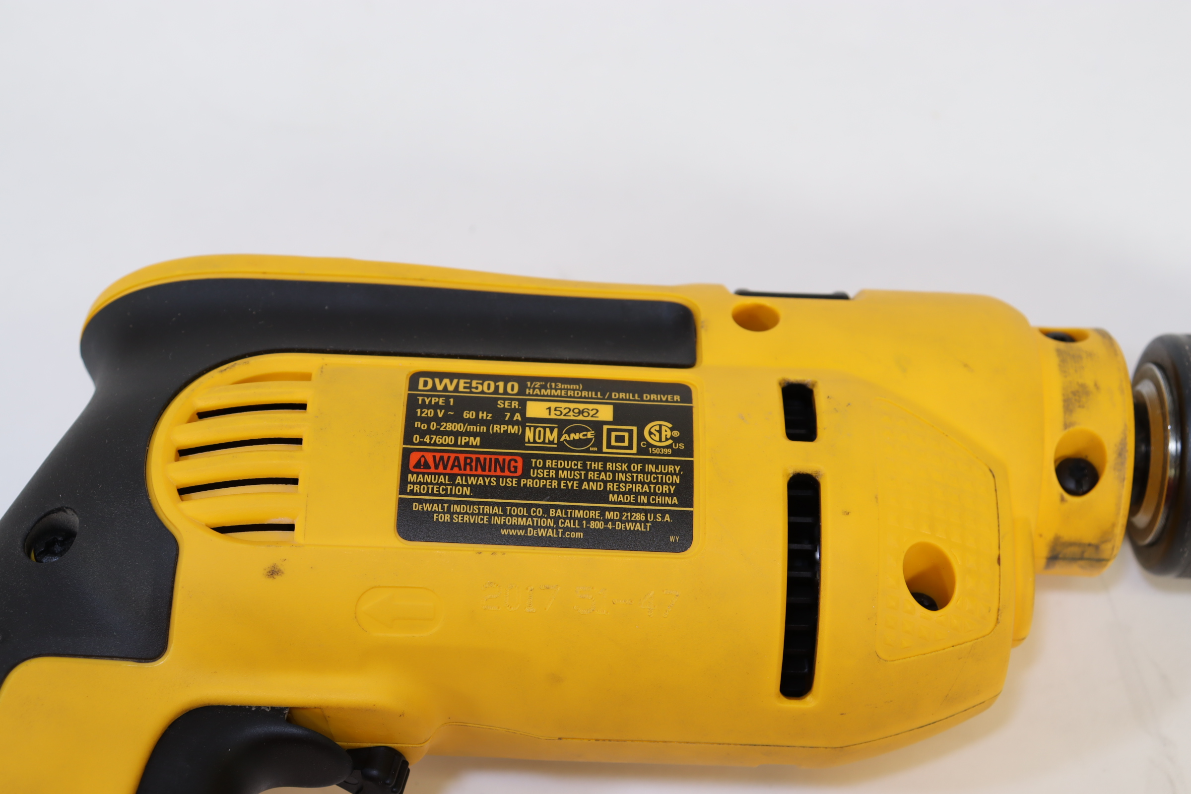 Dewalt dwe5010 discount