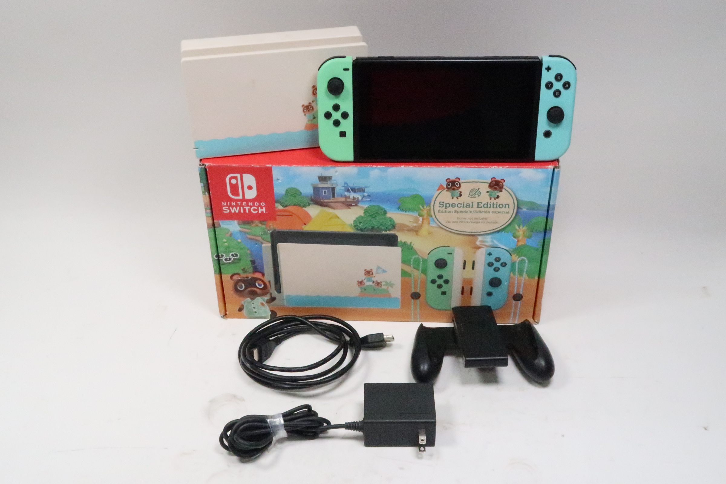 Nintendo Switch HAC-001(-01) Animal Crossing Edition Video Game System