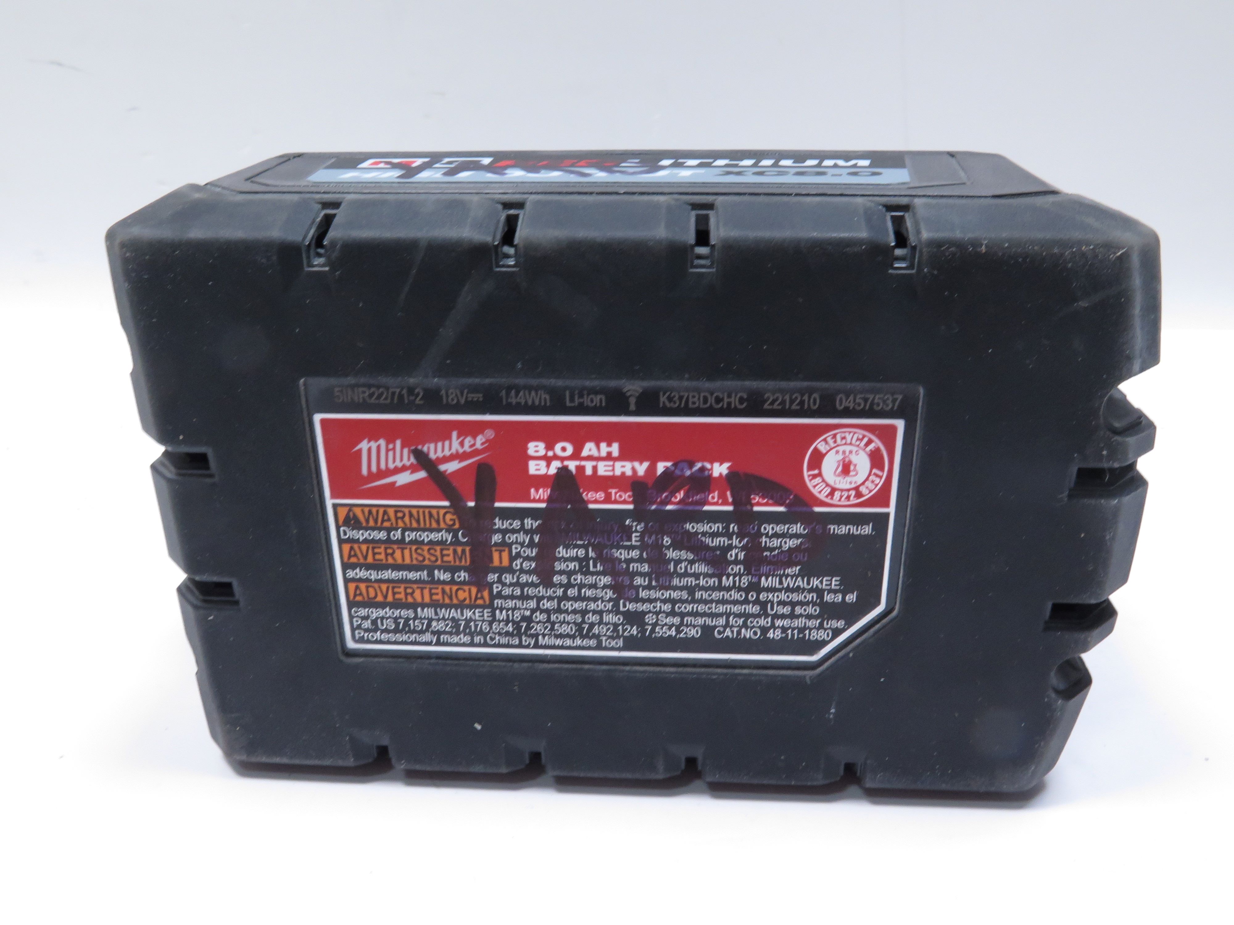 M18 18-Volt Lithium-Ion High Output XC 8.0 Ah Battery (4-Pack)