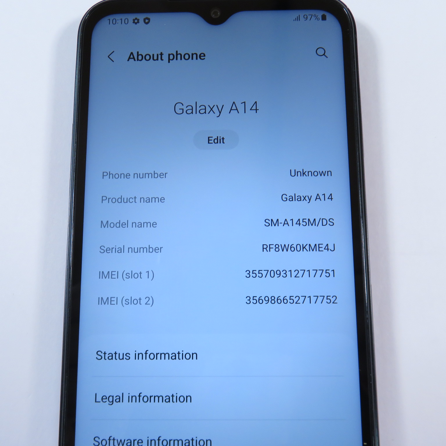Samsung Galaxy A14 SM-A145M/DS 128 GB (4 GB) Dual SIM Unlocked  International New