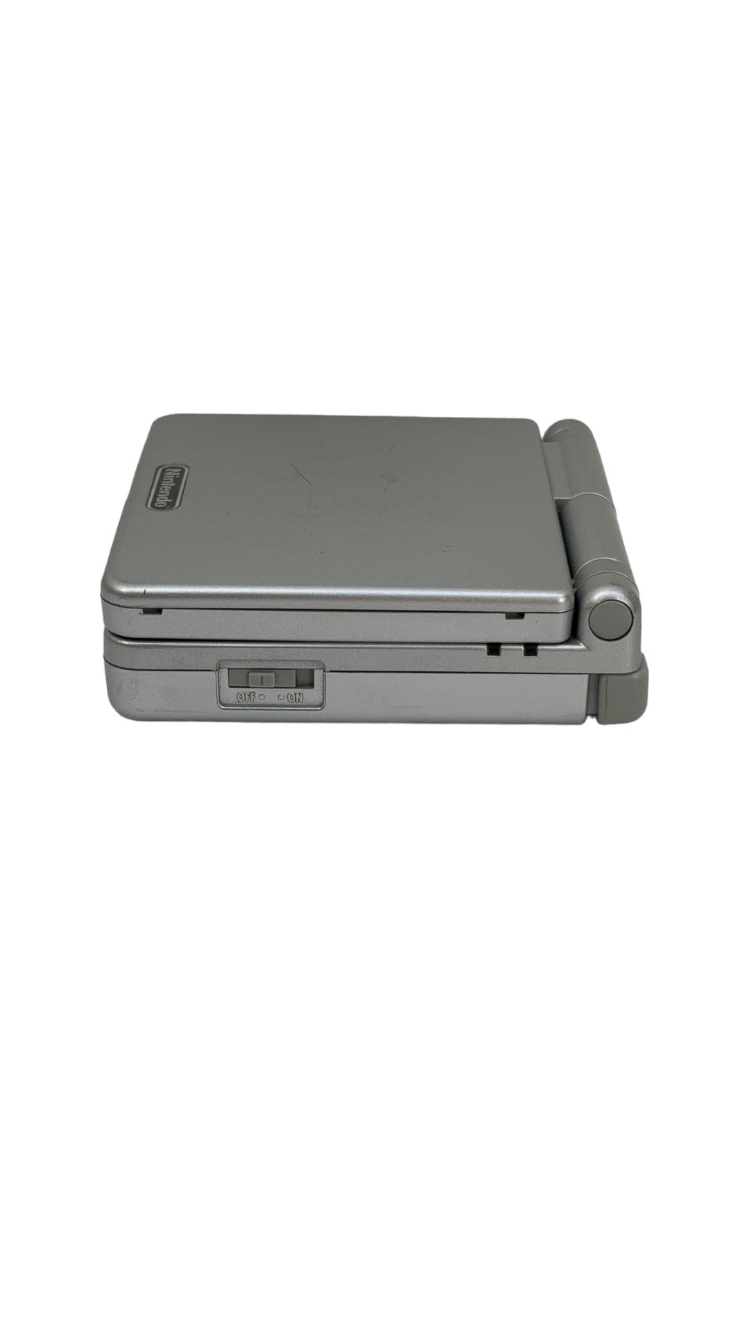 Silver Gameboy Advance SP ags 001 good