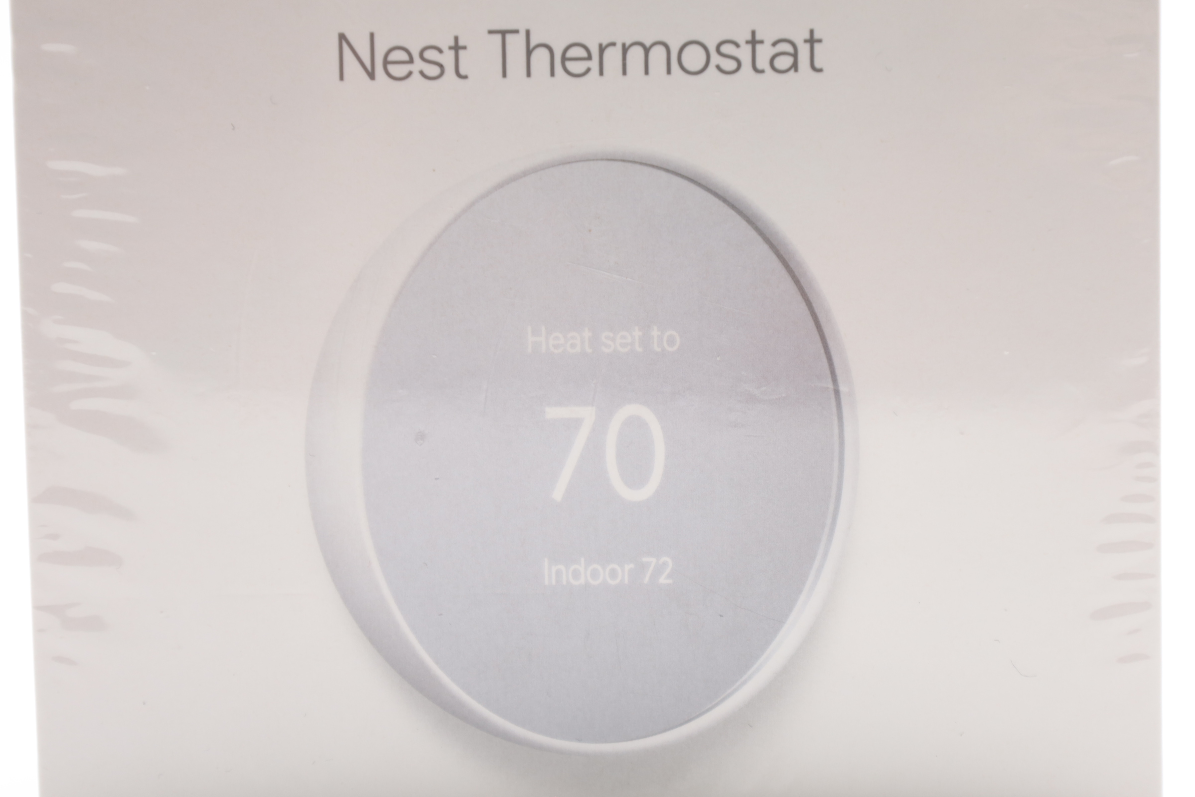 Google Nest Thermostat GA01334-US Smart Programmable Wi-Fi Thermostat - Snow