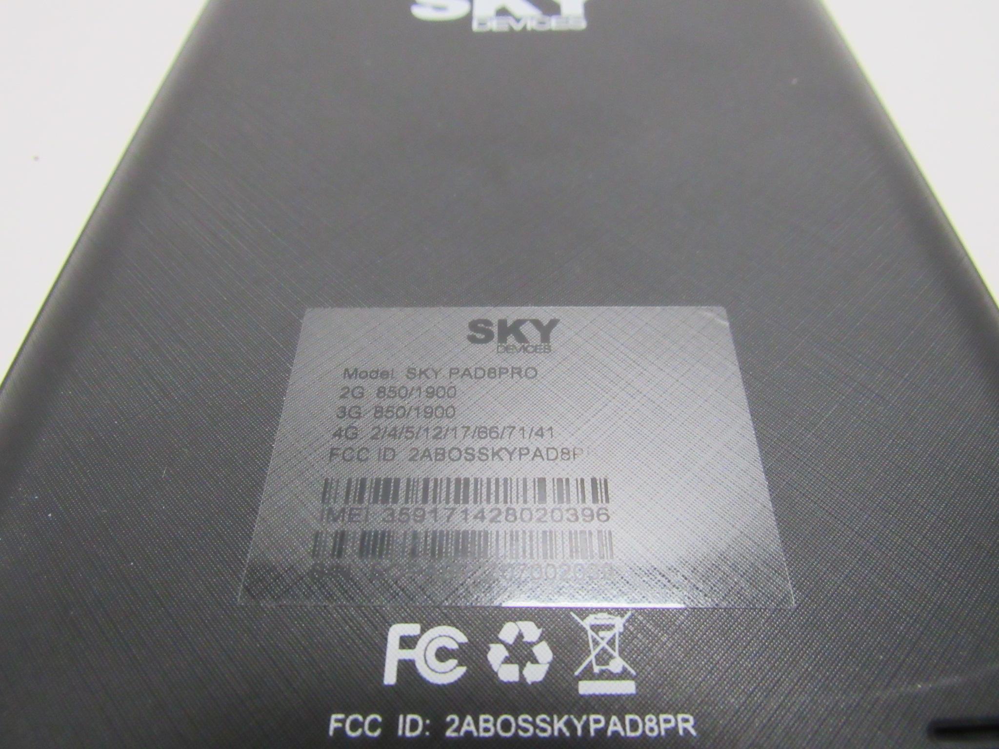 Sky Devices Skypad 8 Pro 64GB 2GHz Tablet Black