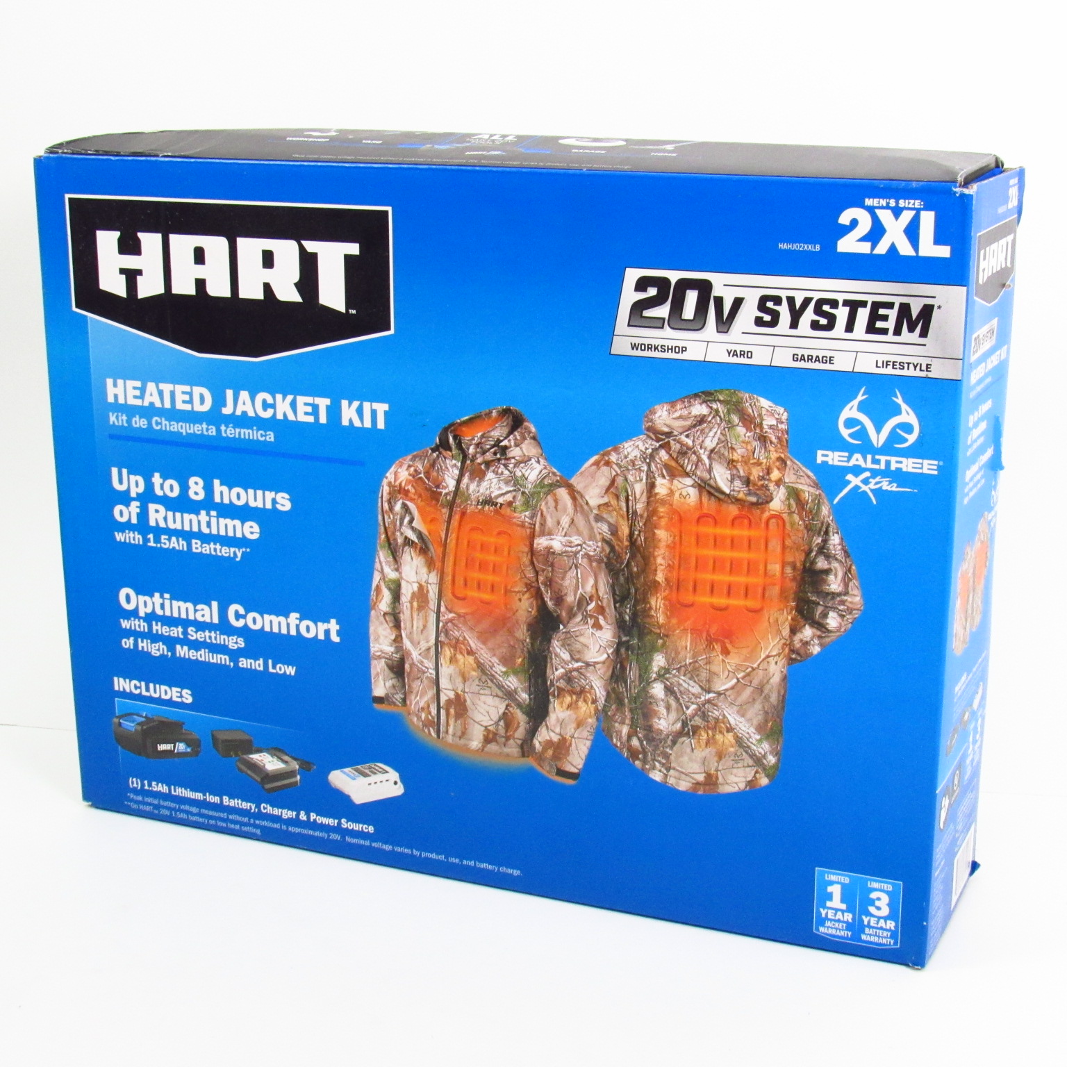 2XL Heated Camo Jacket Kit