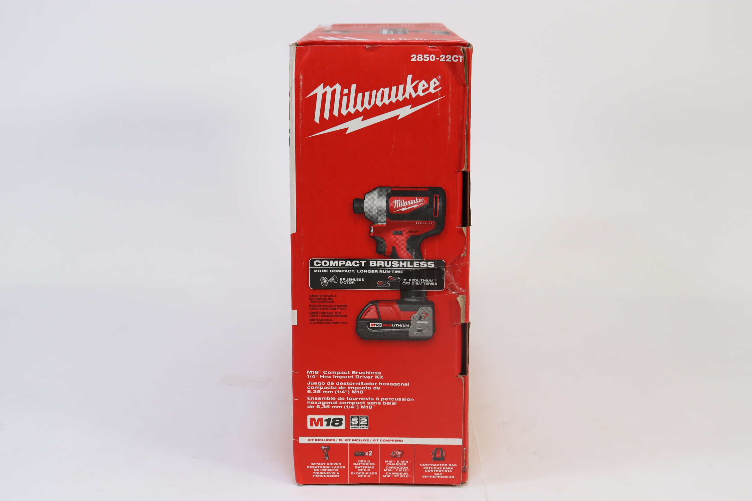 Milwaukee 2953-20 18V Lithium-Ion Brushless Cordless 1/4 in. Hex Impact  Driver