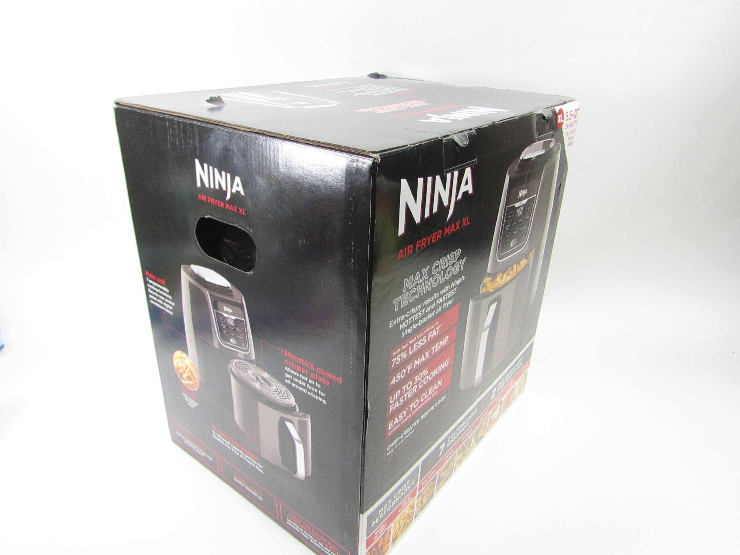 Ninja Air Fryer Max XL AF161 5.5 Quart Capacity Grey and Black 1750W 120V~  60Hz