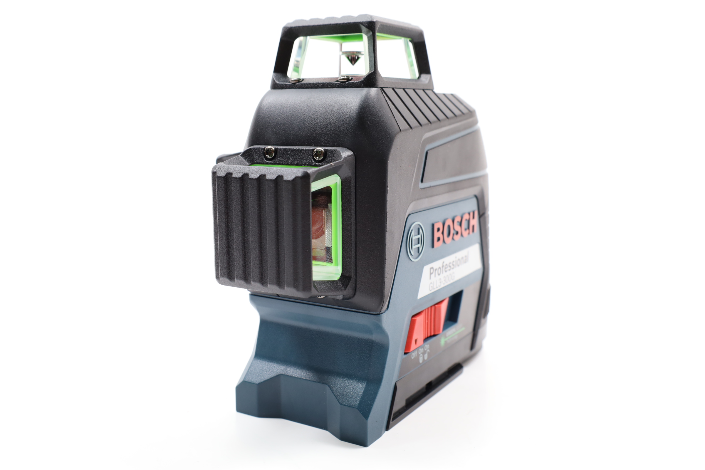 Bosch 300 ft. Green 360-Degree Laser Level Self Leveling with Visimax  Technology, Fine Adjustment Mount and Hard Carrying Case GLL3-300G - The  Home