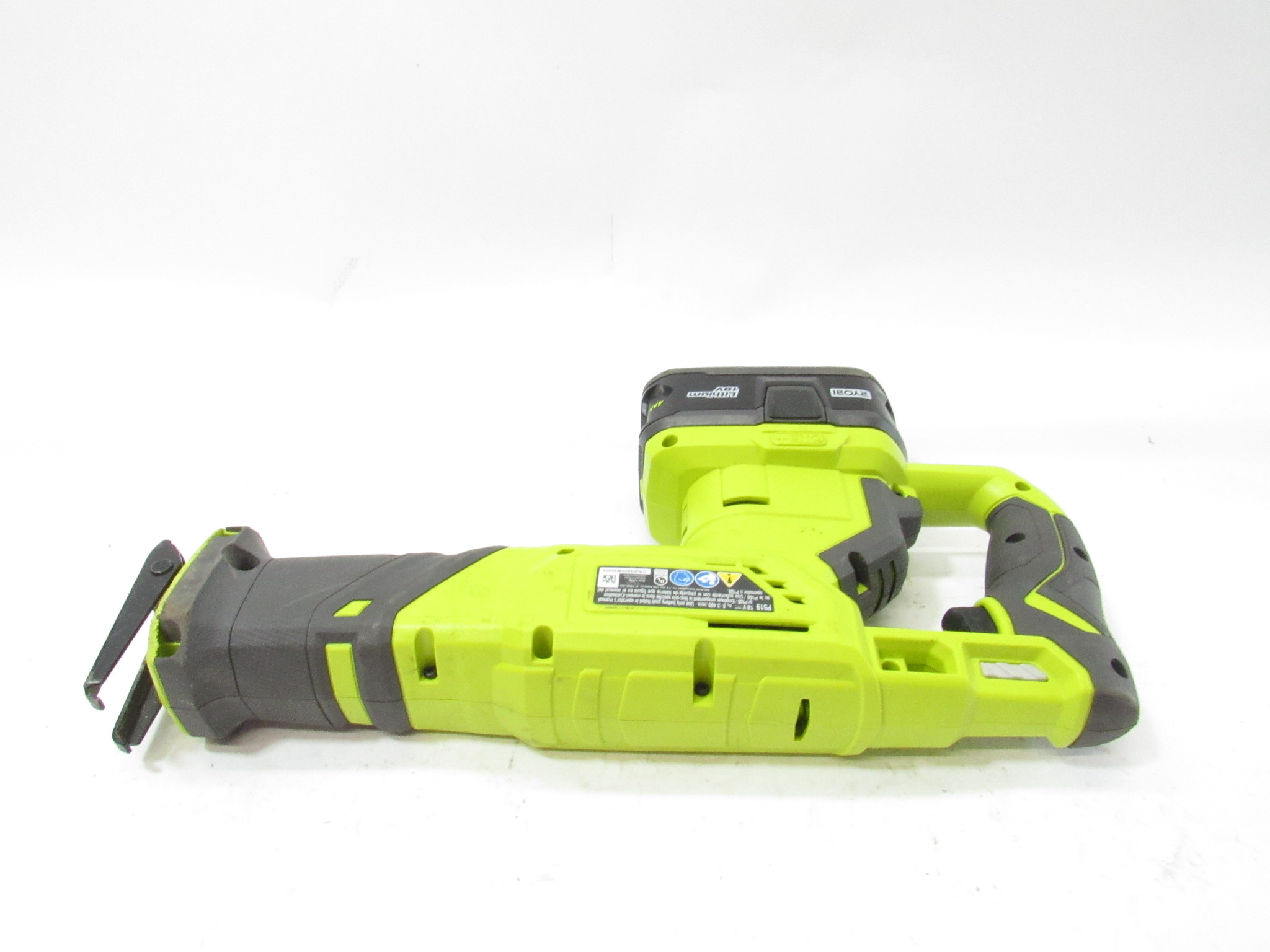 Ryobi P519 18V ONE+ Lithium-ion Cordless Reciprocating Saw, Tool Only 