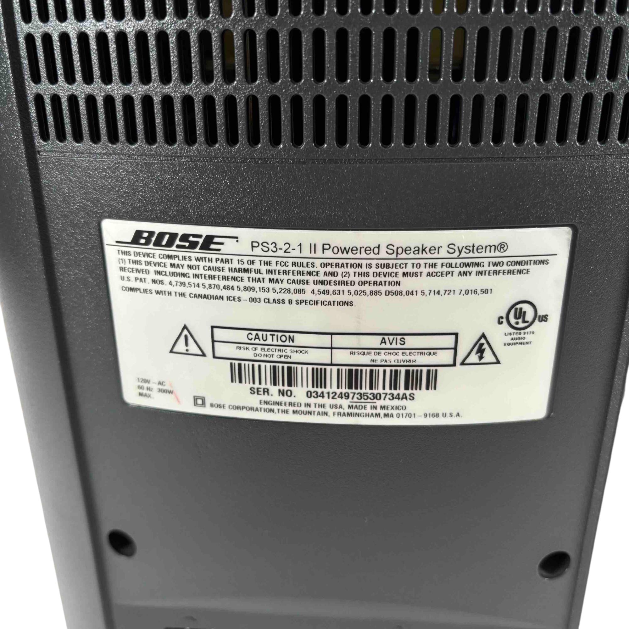 BOSE Acoustimass Module PS3-2-1 II Powered Subwoofer Speaker Only 2024 w cables-