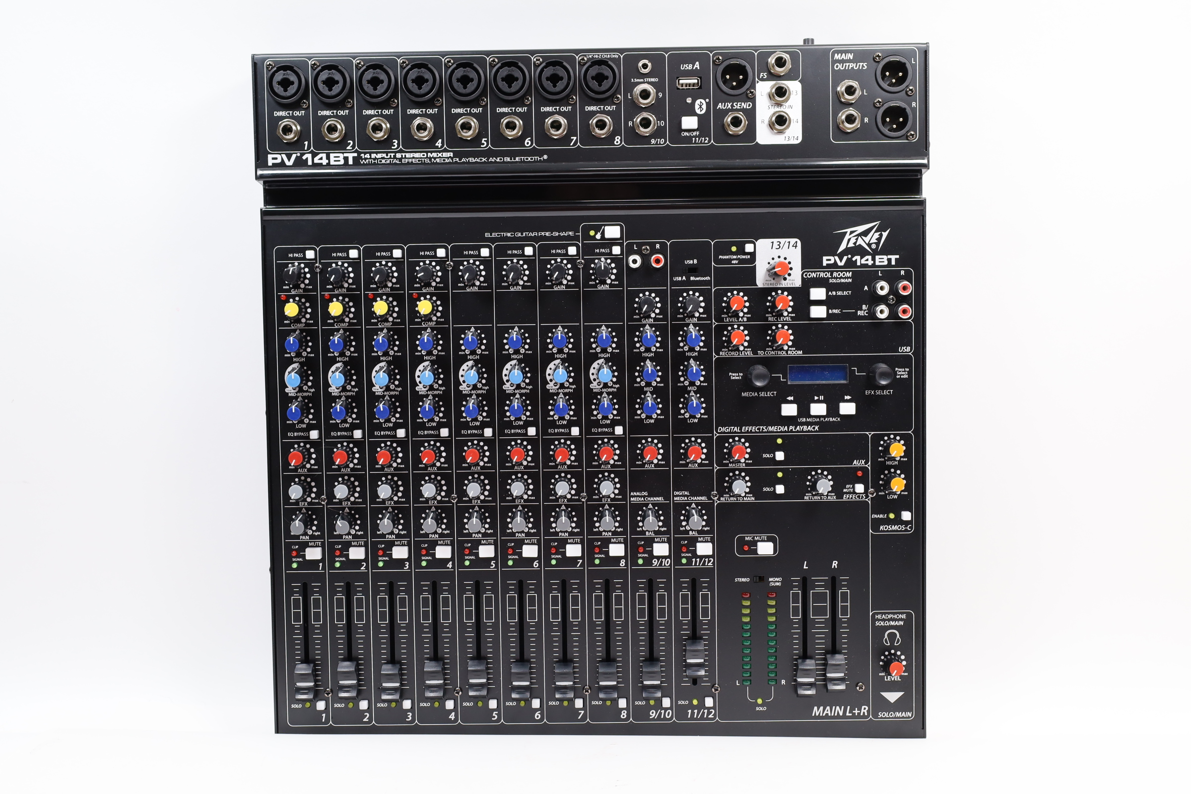 Mixer　14-Channel　Peavey　BT　USB　PV　Compact　14　Bluetooth