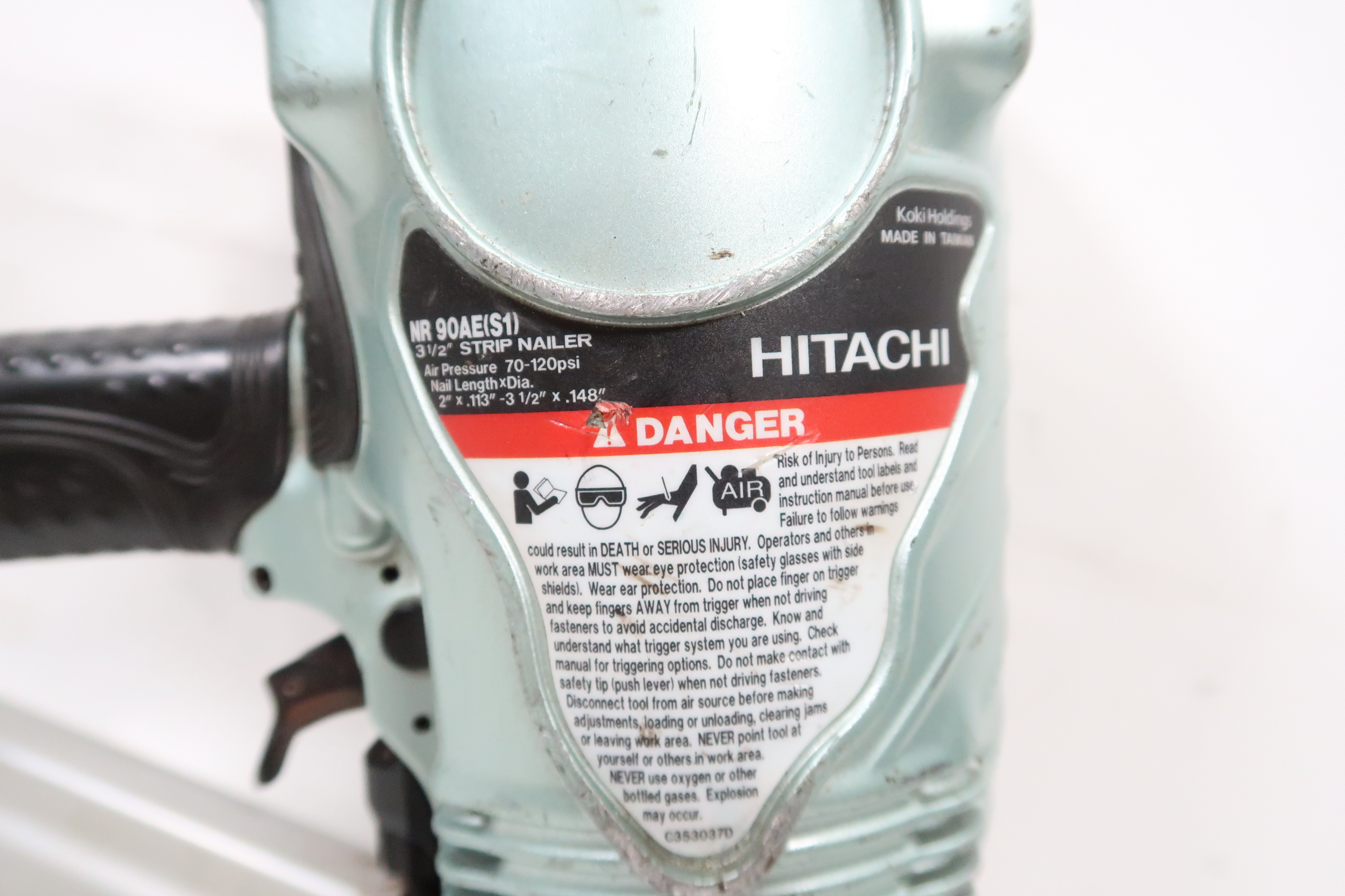 Hitachi framing store nailer nr90ae