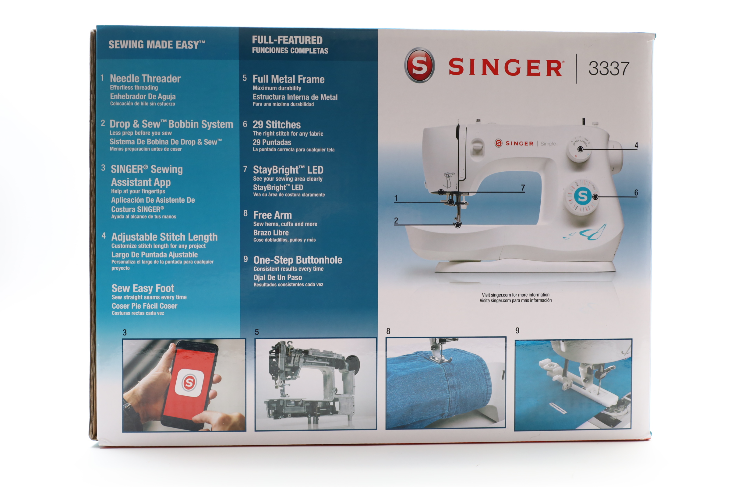 SINGER 3337 Sewing Machine Simple 29 Stitch - Waterfront Online
