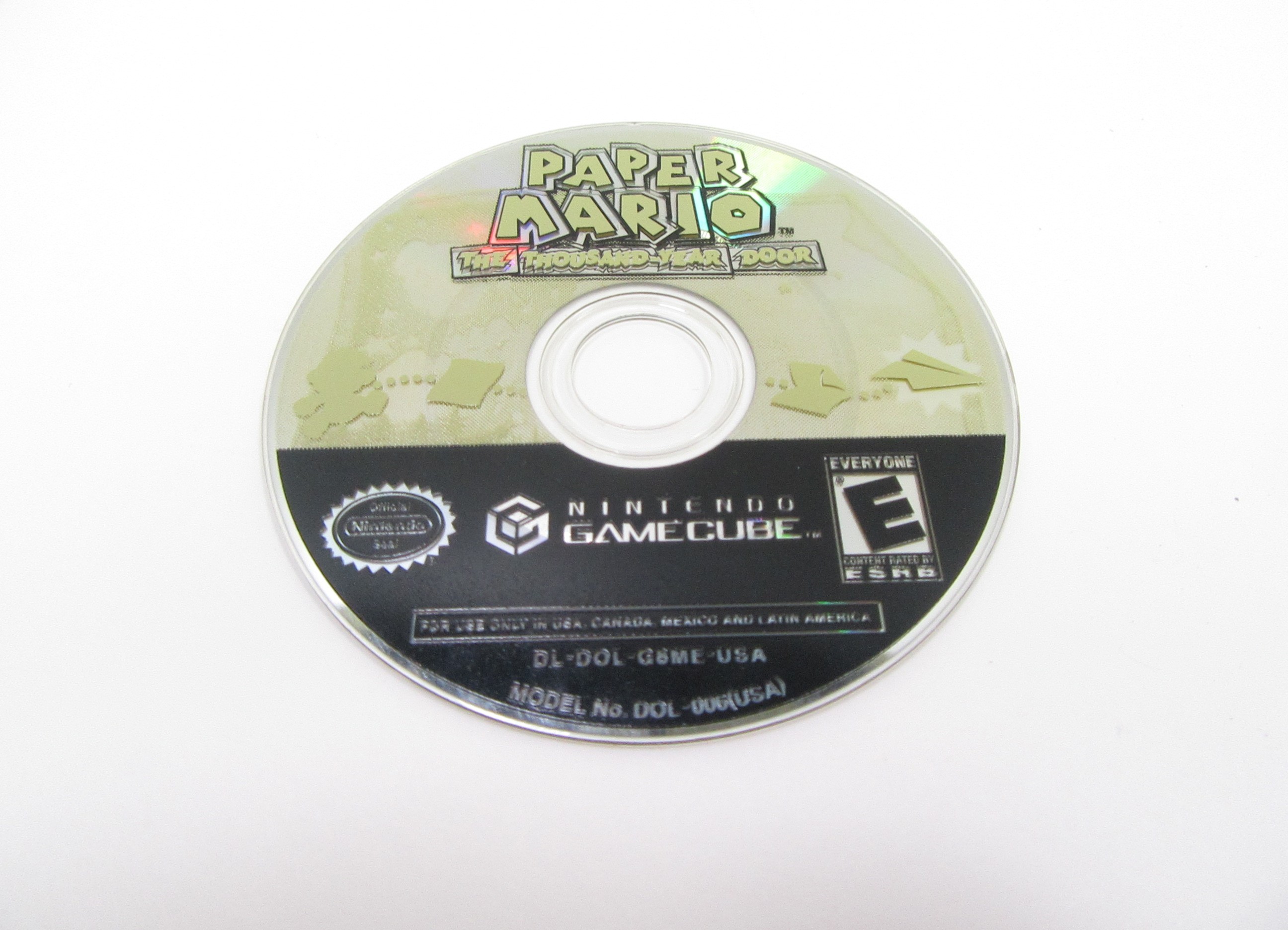 Paper Mario Thousand Year Door for outlet Nintendo GameCube Disk Only