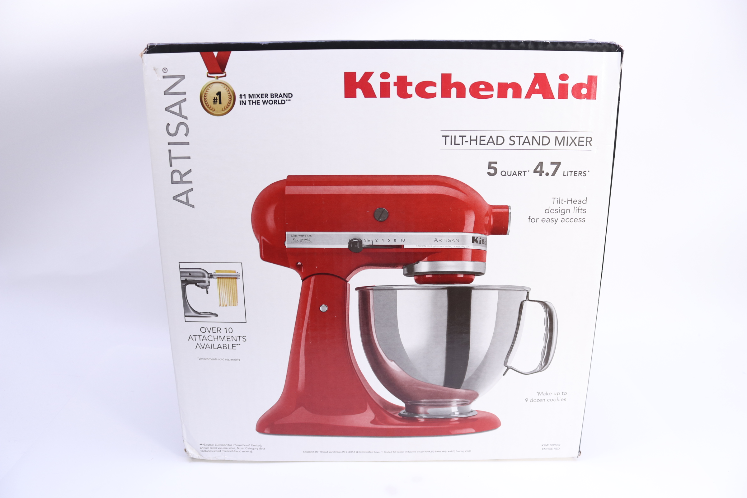 KitchenAid KSM150PSER Artisan Tilt-Head Stand Mixer with Pouring