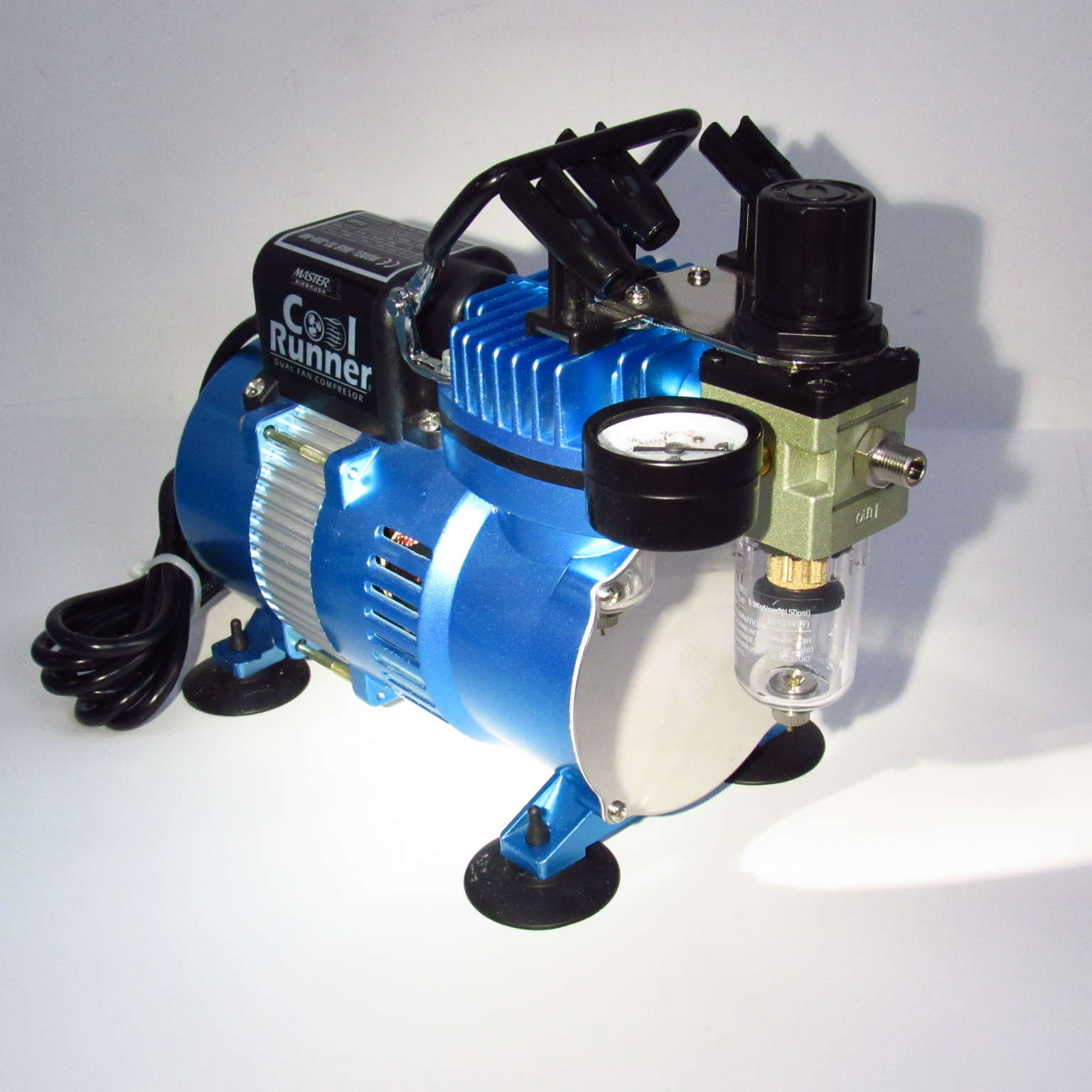 Master Airbrush Cool Runner II Dual Fan Air Compressor and
