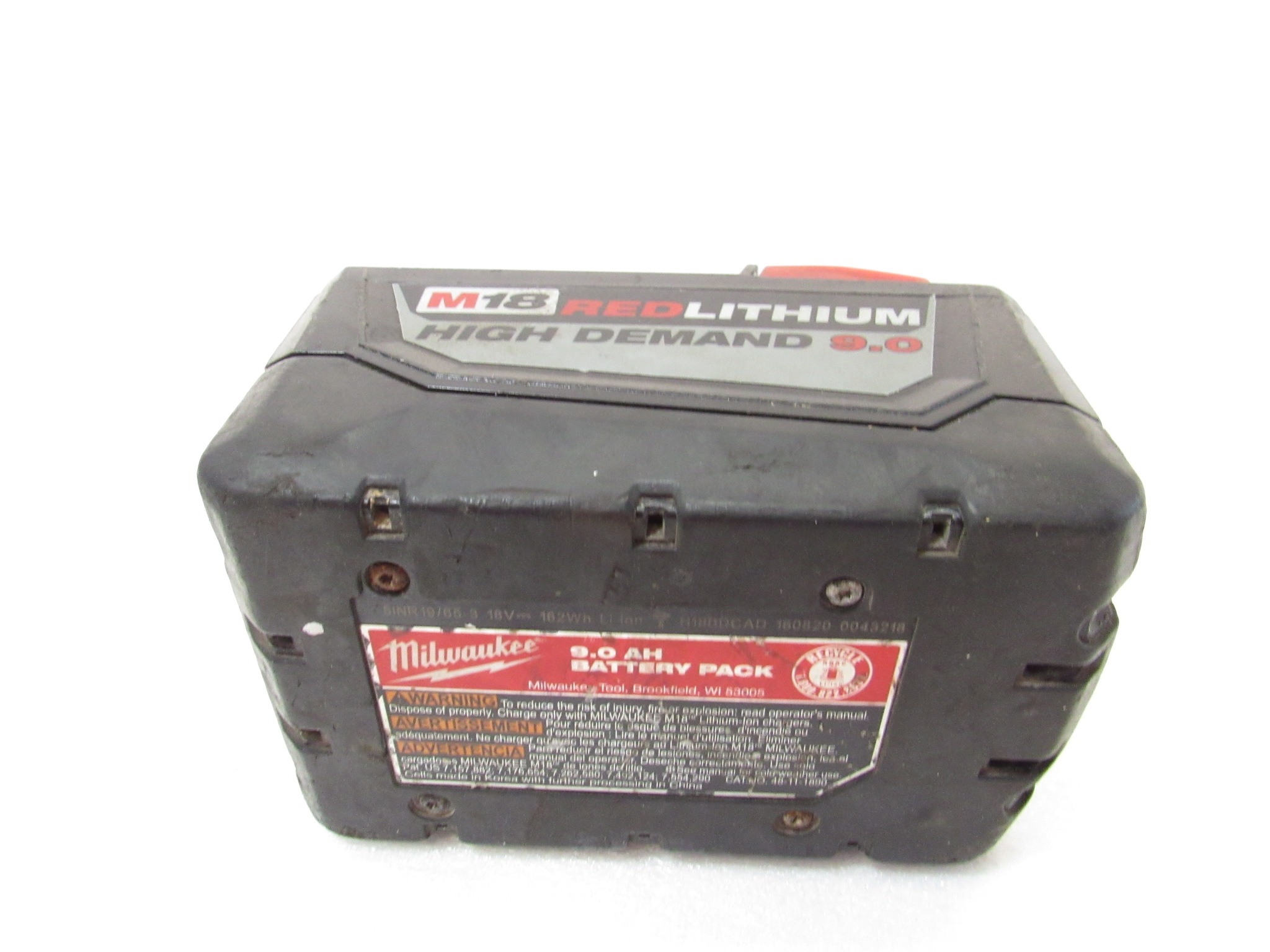 Milwaukee m18 redlithium online high demand 9.0 battery