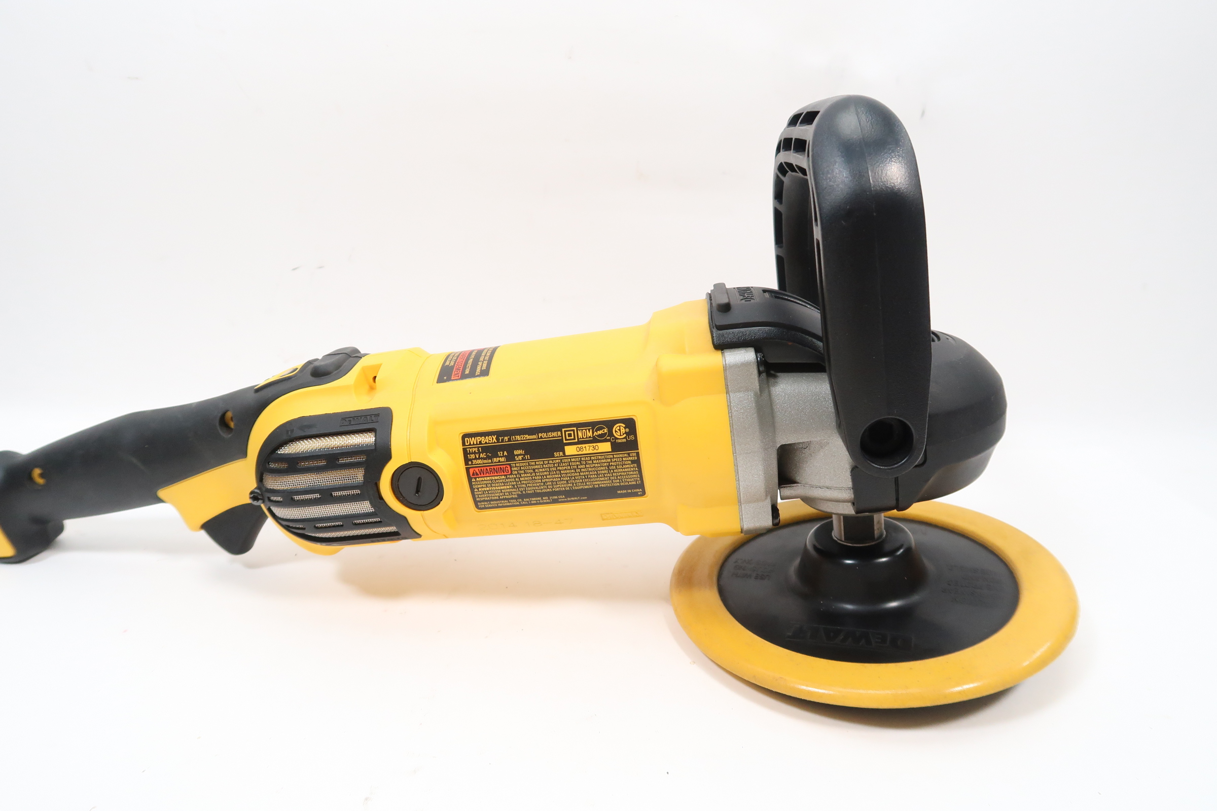 DEWALT 9-in Variable Speed Corded Polisher in the Polishers department at