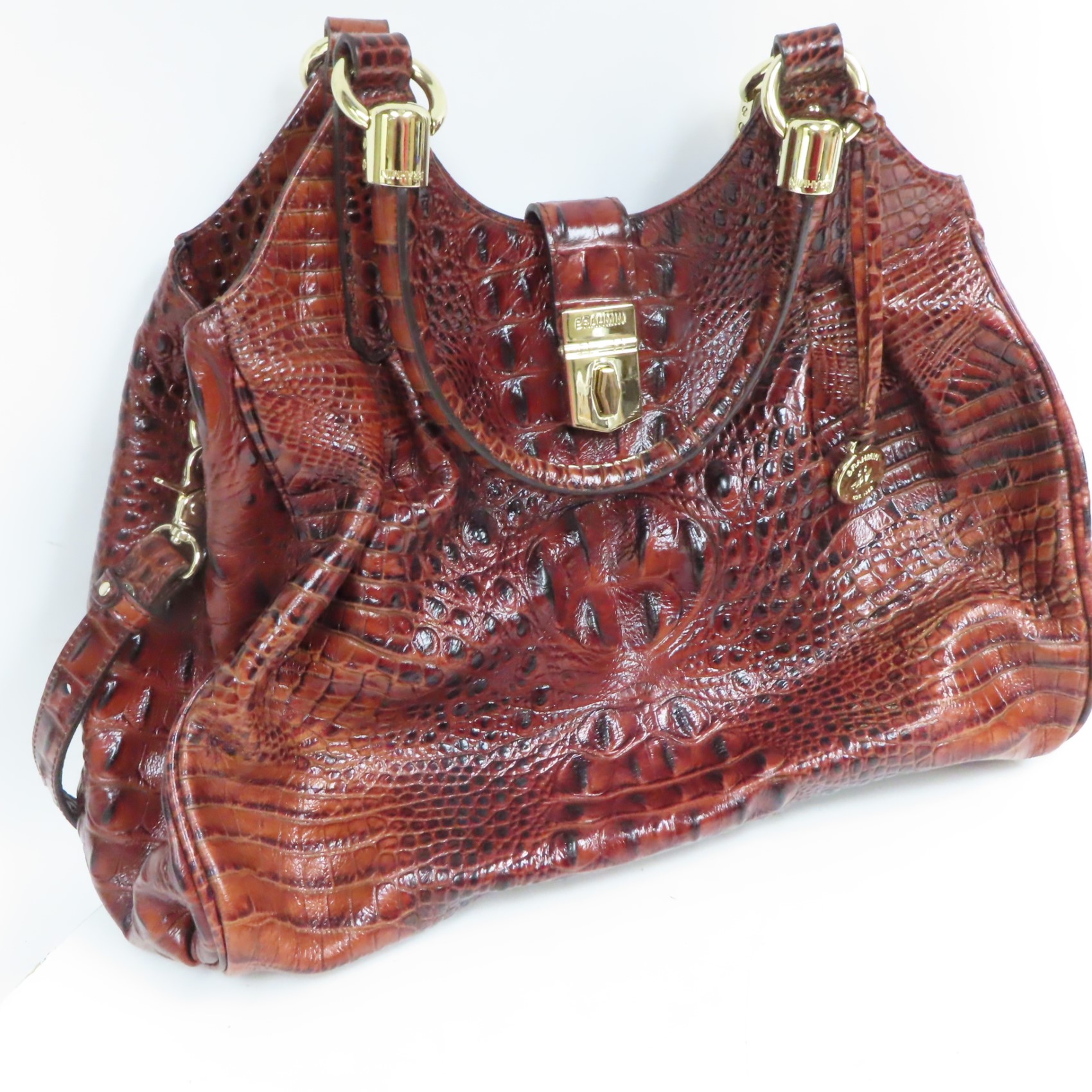 Brahmin Celia Women's Leather Shoulder Bag - Pecan Melbourne