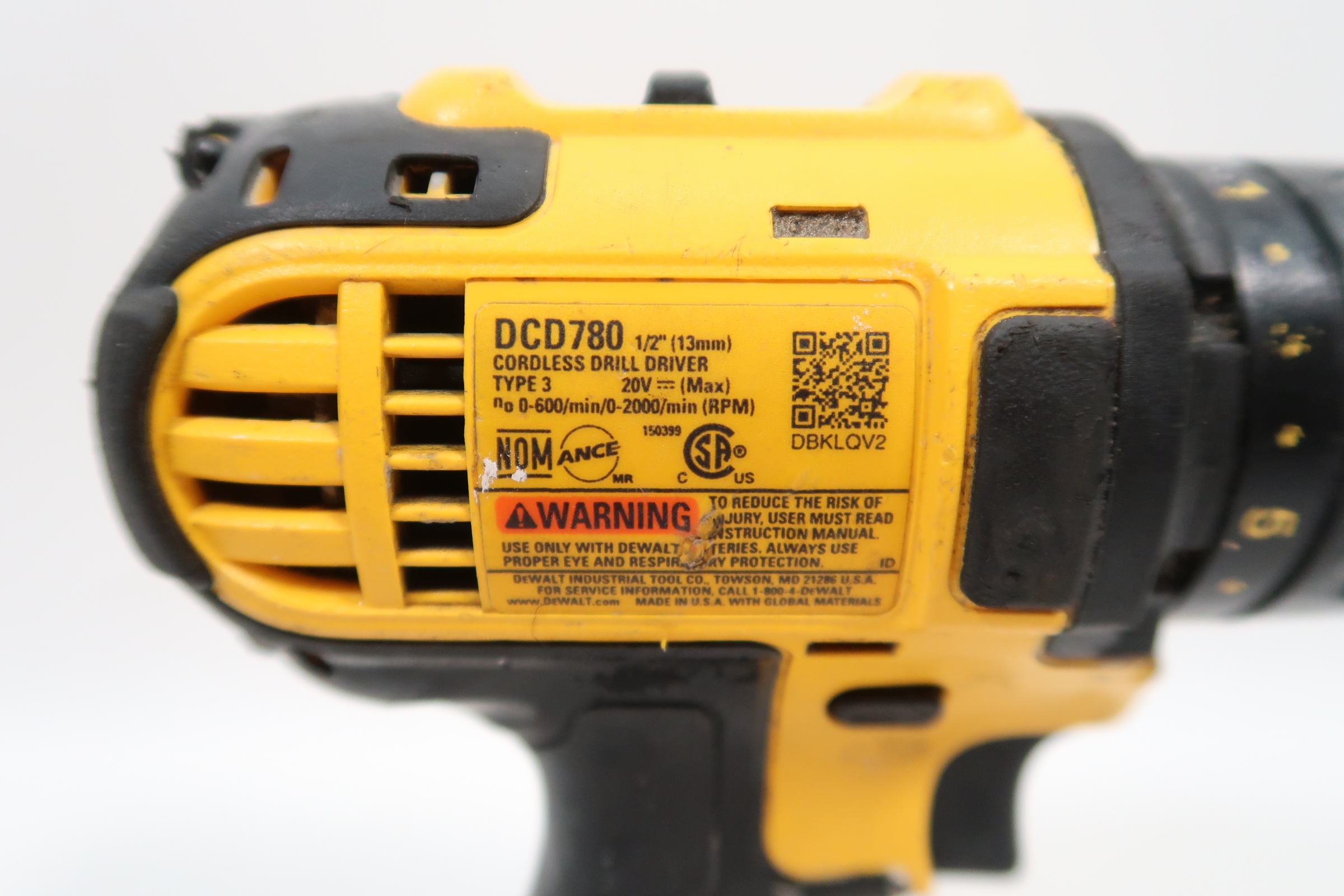 Dewalt DCD780N 18V Cordless Drill Driver (Only Body)