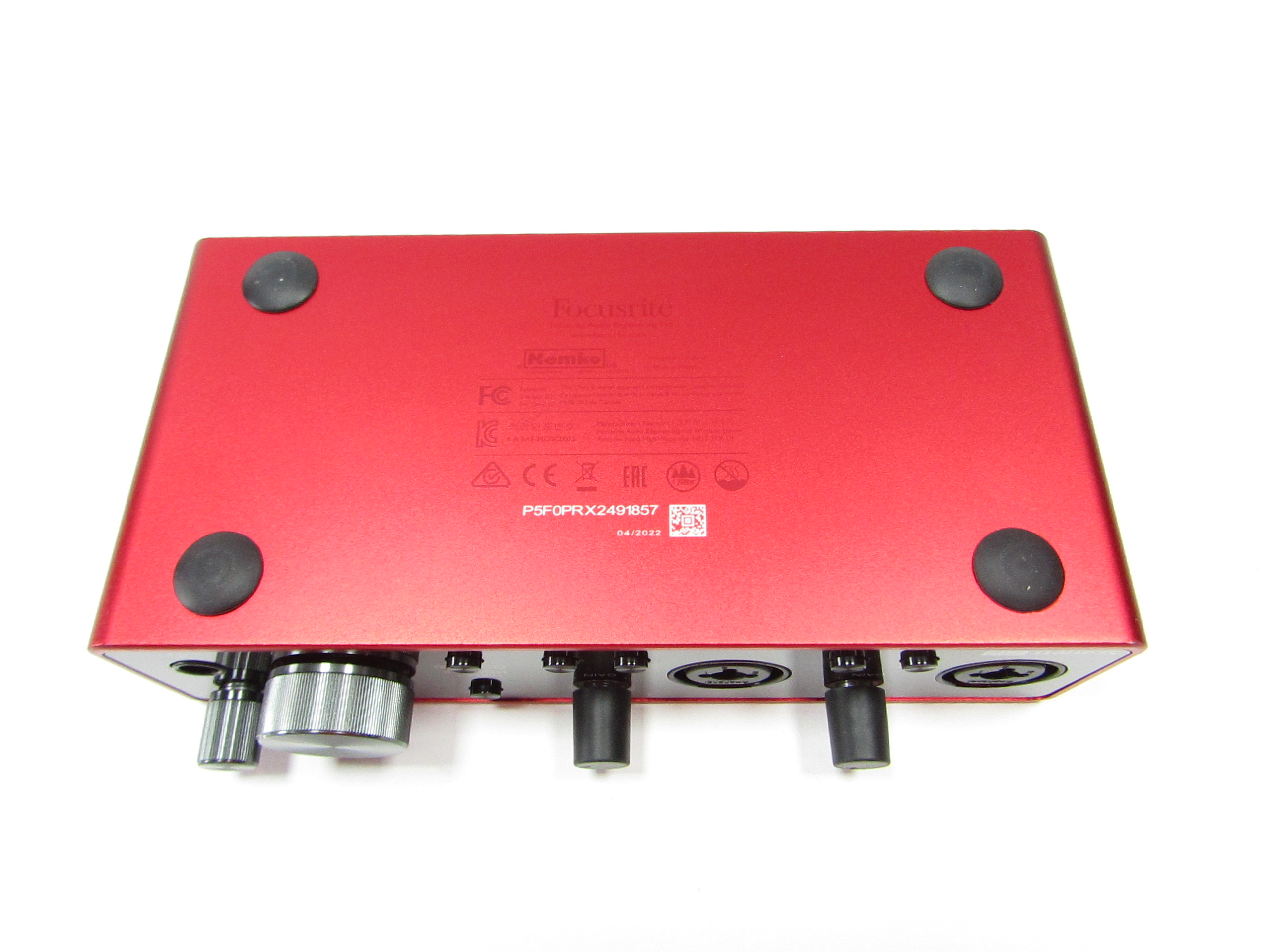 Focusrite Scarlett 2i2 (Gen 3) 2-In 2-Out 24-Bit USB Audio Interface 4906