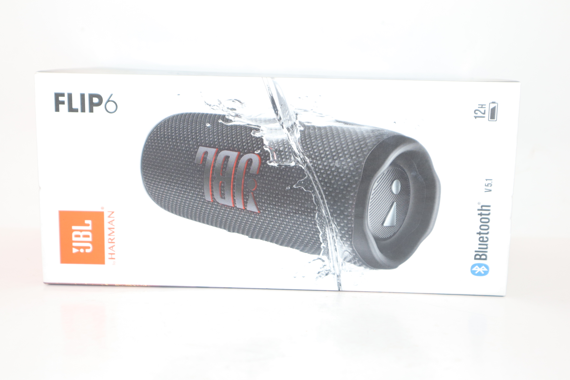 JBL Flip 6 Black Wireless Portable Waterproof Speaker - JBLFLIP6BLKAM