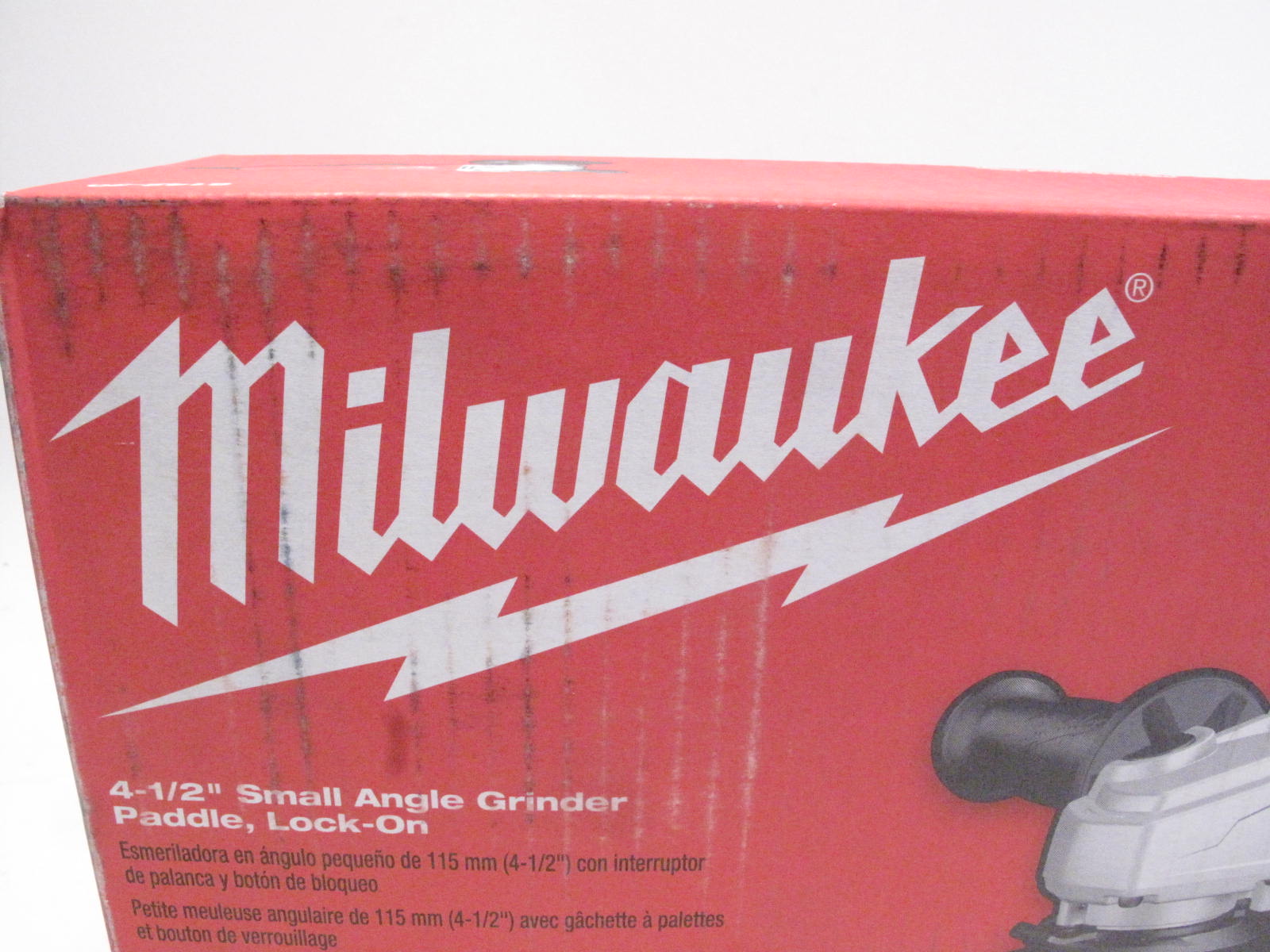Milwaukee 6142-30 4-1/2 11A Small Angle Grinder, Lock on, Overload Pr