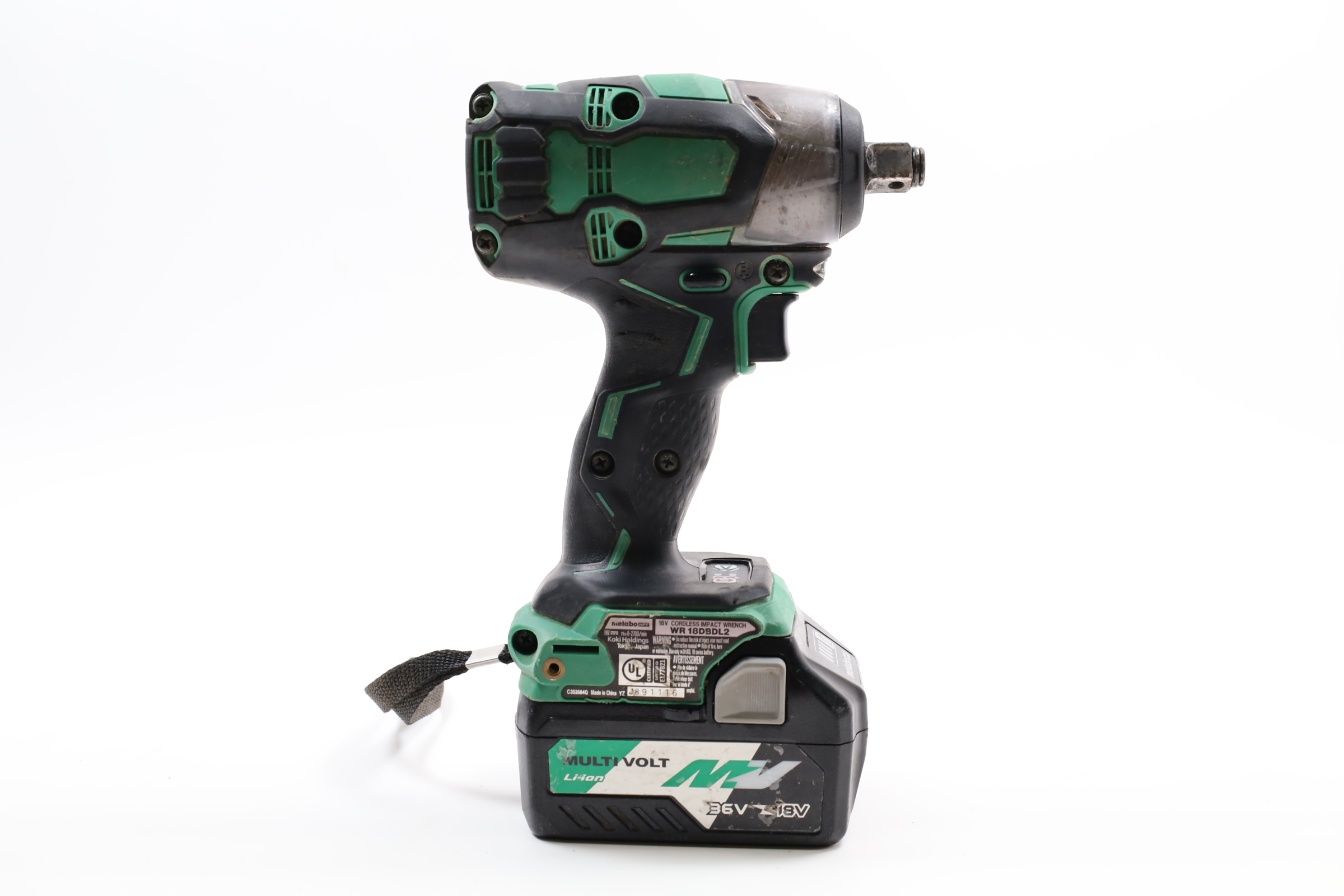 Hitachi wr18dbdl2 impact online wrench