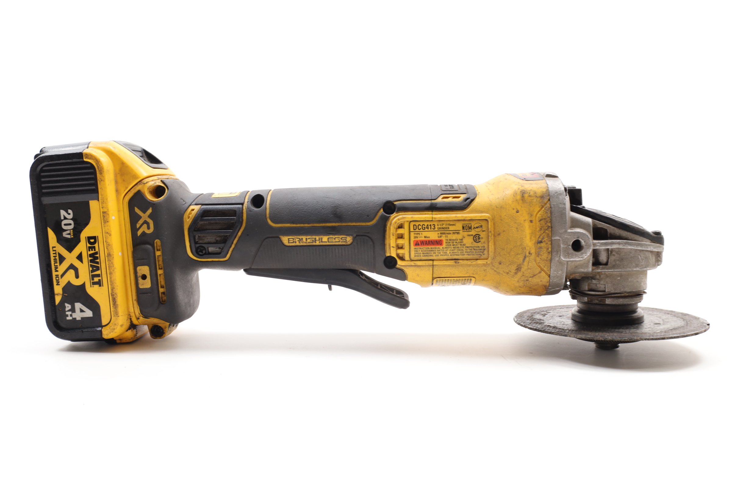 DeWalt DCG413 20V MAX XR Brushless 4.5