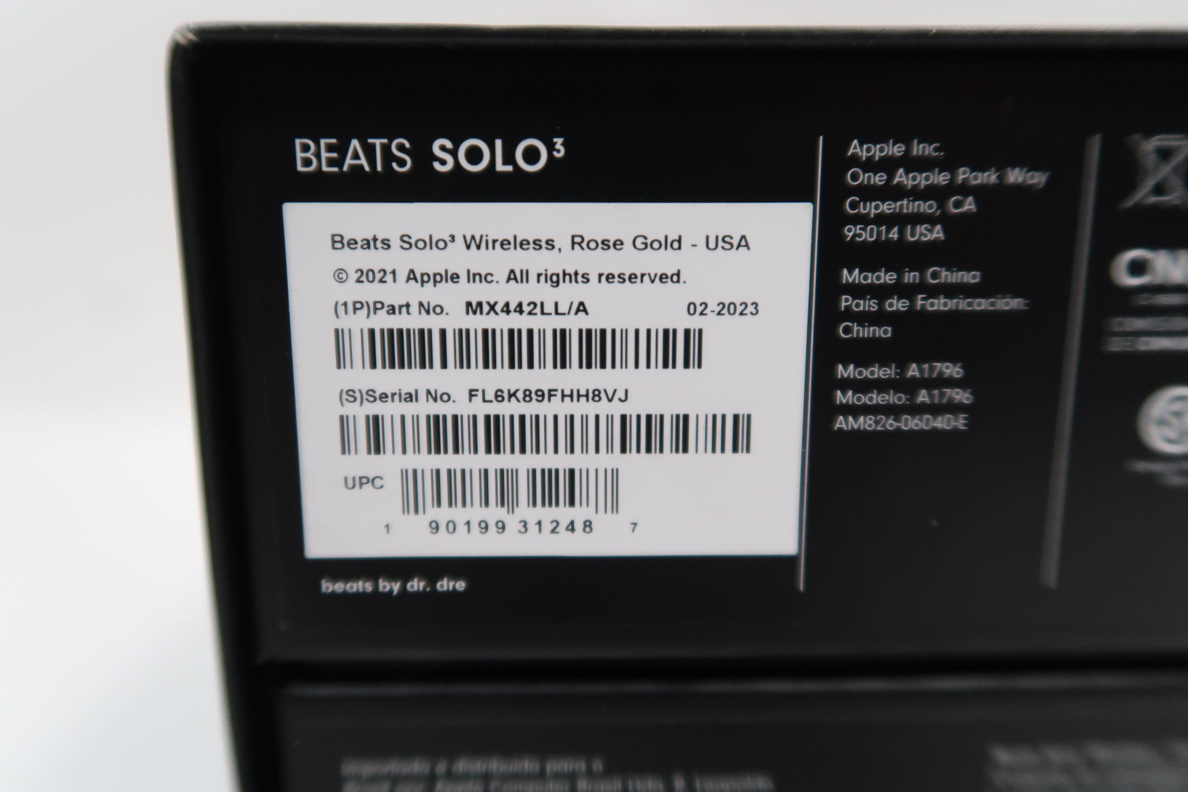 Beats by Dr. Dre store Beats Solo³ Wireless - Rose Gold