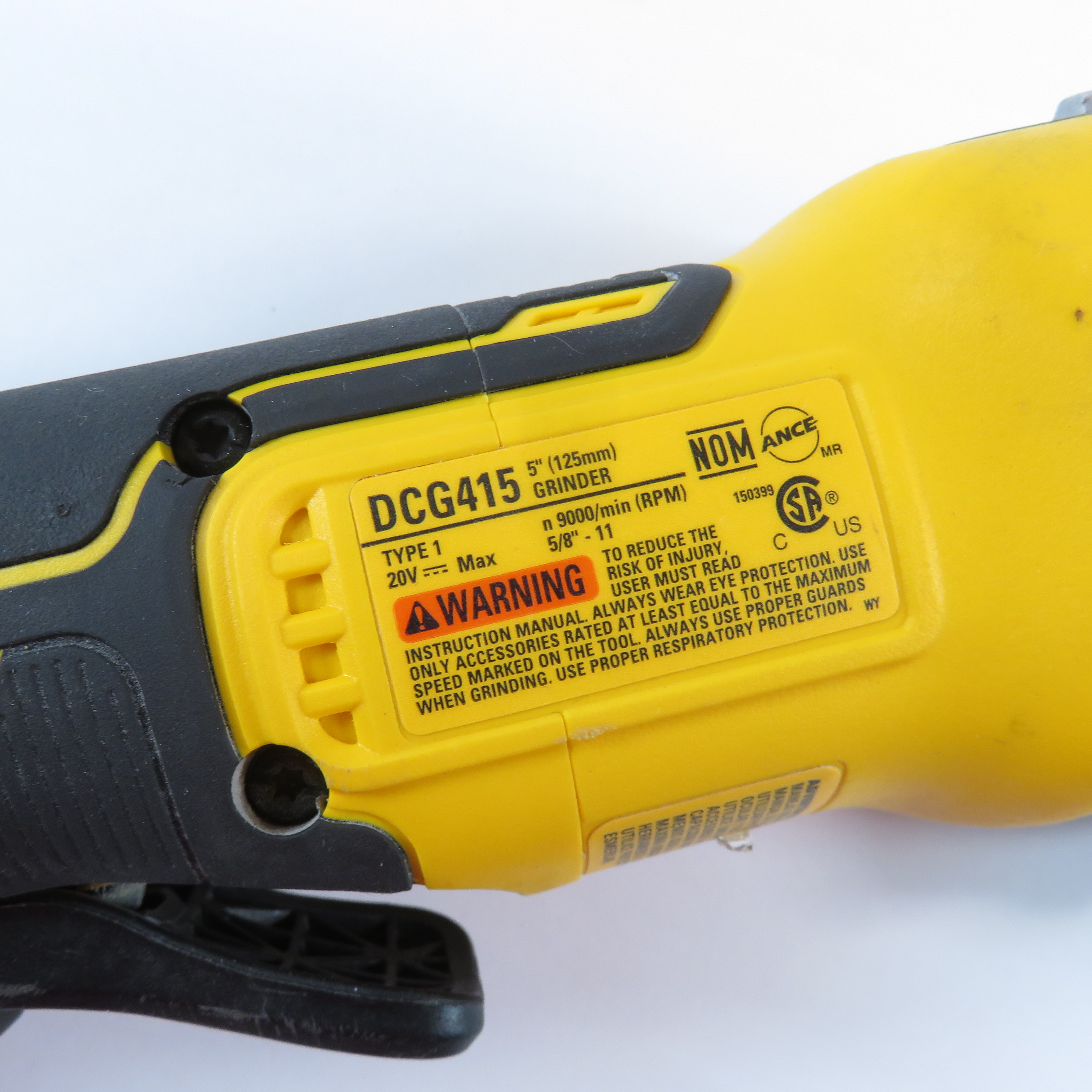 DEWALT DCG415 5