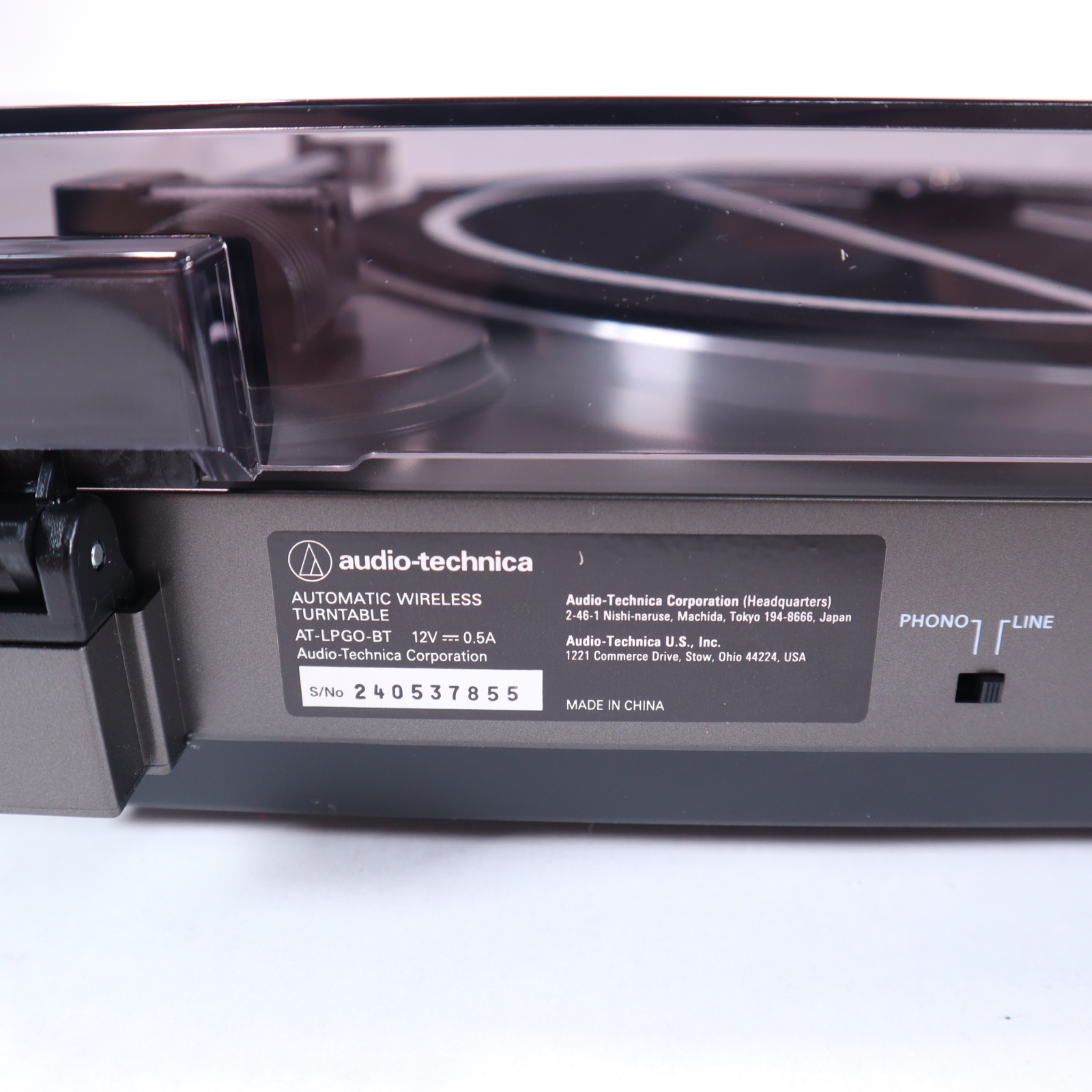 FREE SHIPPING!! sold Fully Auto Wireless Bluetooth Belt-Drive Turntable AT-LPGO-BT