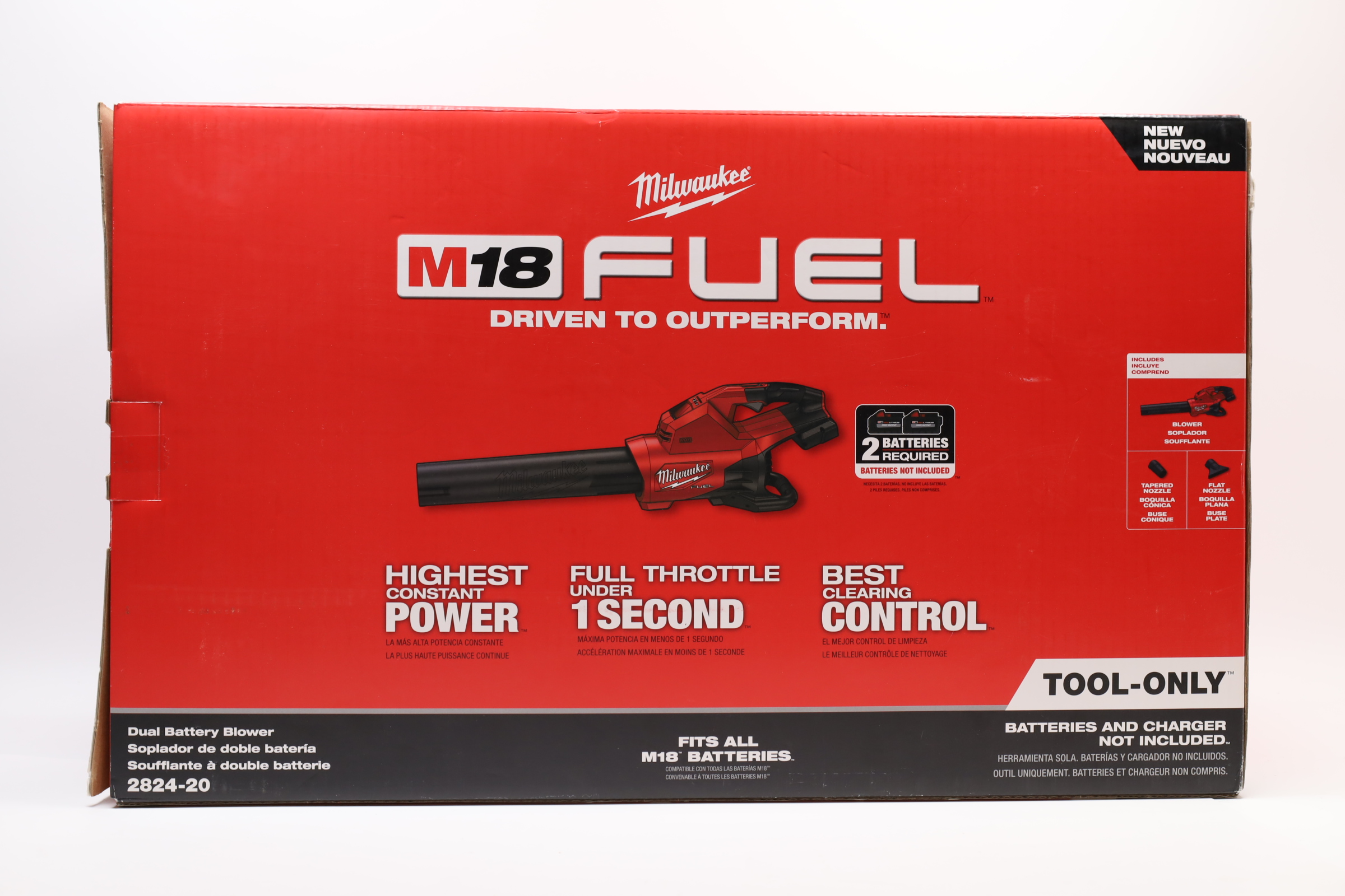 Milwaukee 2824-20 M18 Fuel Dual Battery Blower (Tool Only)