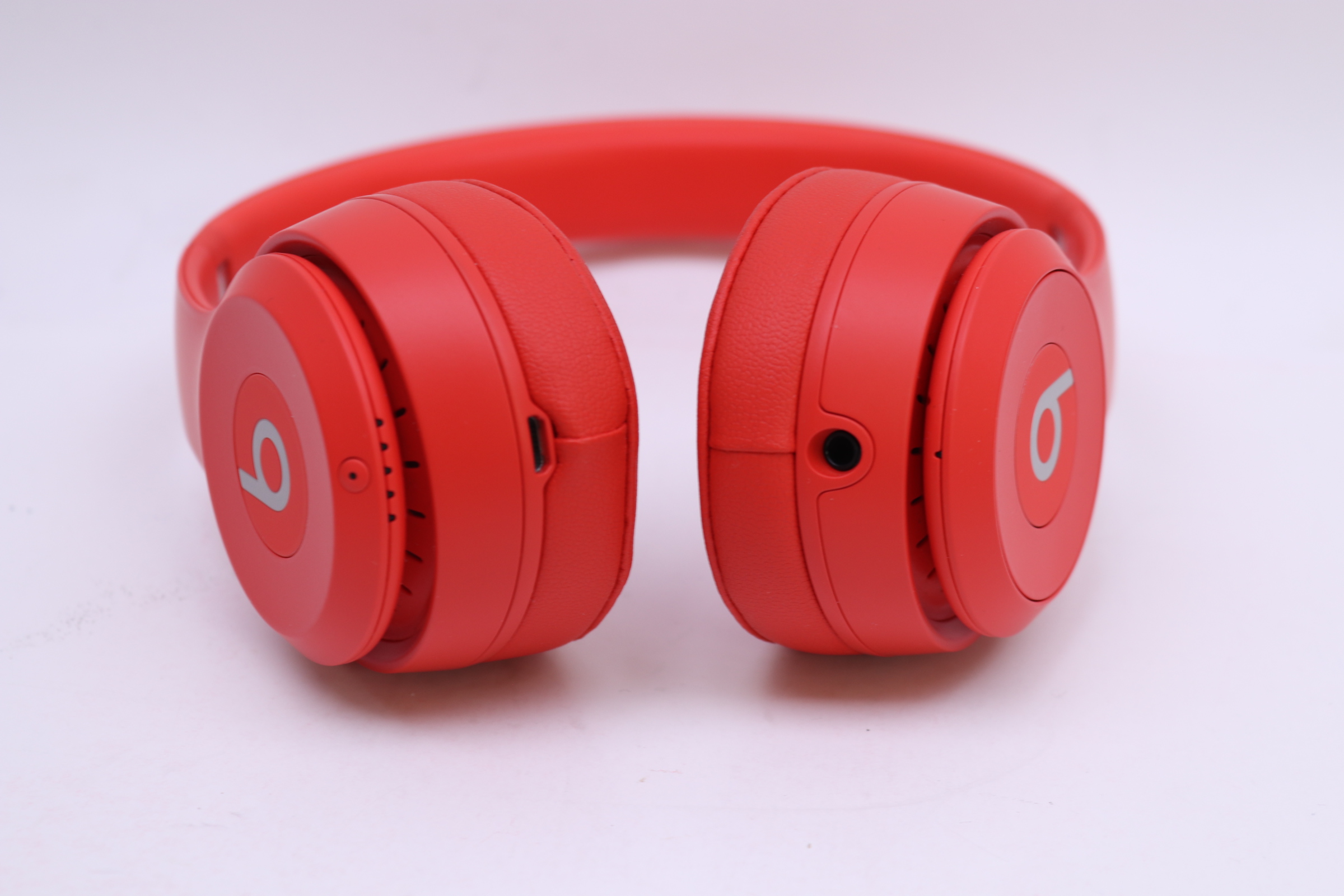 Beats SOLO3 Wireless Over Ear Headphones MX472LL/A Citrus 2024 Red / Like New Cond