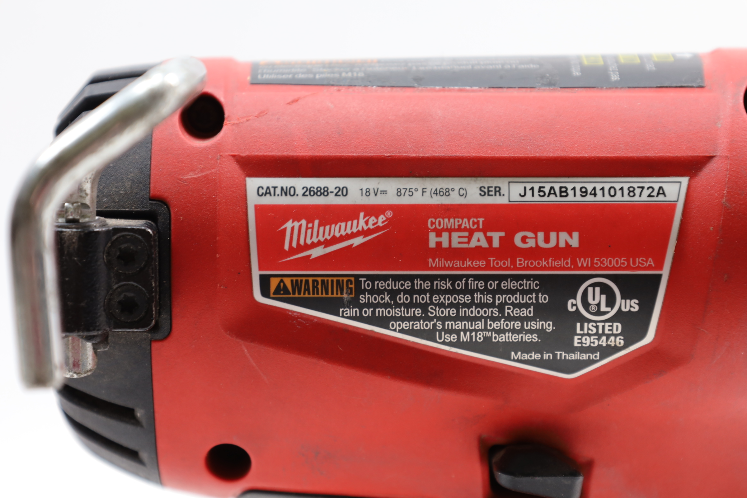 Milwaukee Tool 2688-20 M18 Compact Heat Gun