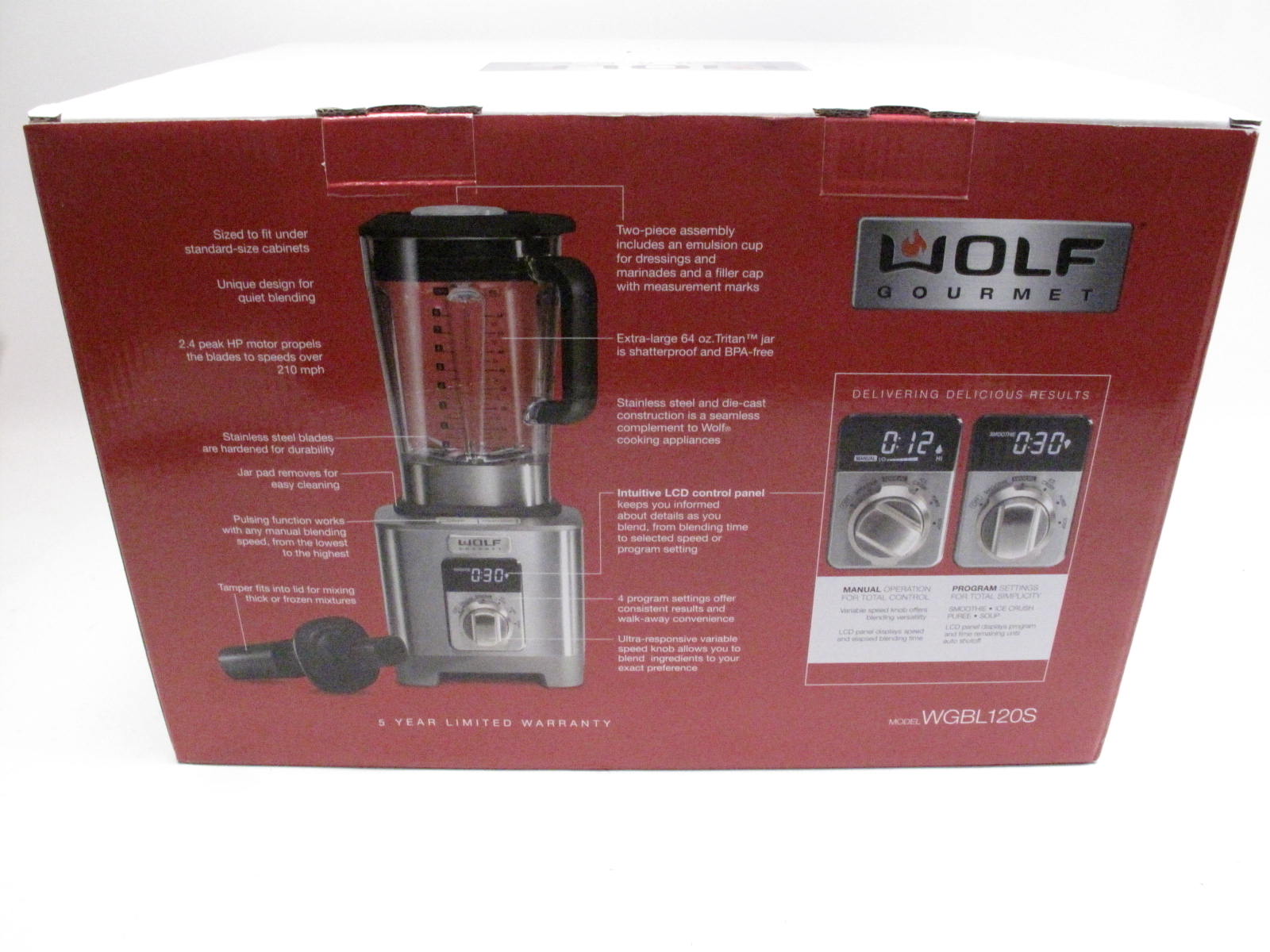 Wolf Gourmet 4 Speed 64oz. Countertop Blender