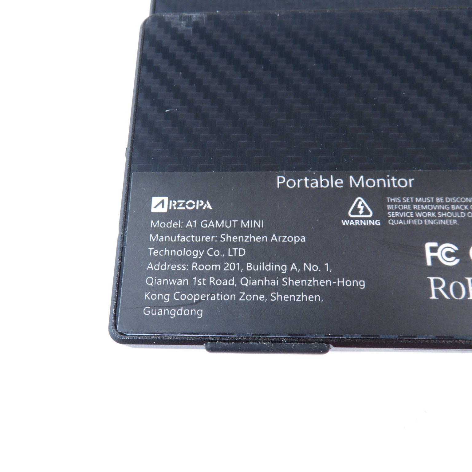 Portable Monitor, Arzopa 13.3'' 2K HDR Portable Laptop Monitor USB