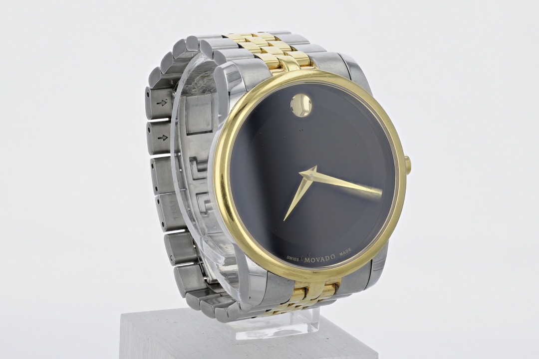 Men's Museum Classic Black & Gold Watch