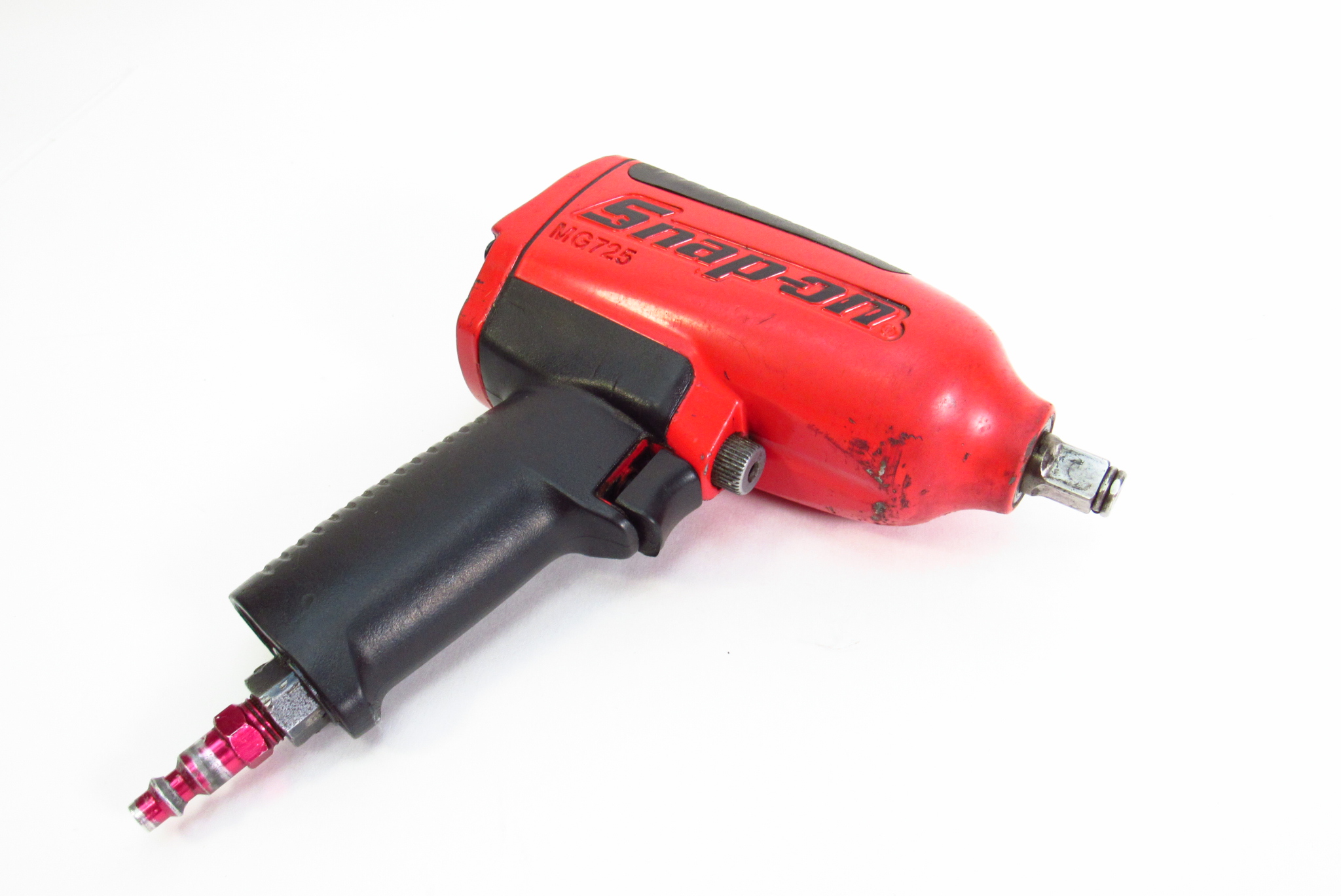 Snap on Tools MG725 1 2 Drive Air Pneumatic Super Duty Impact Wrench Red