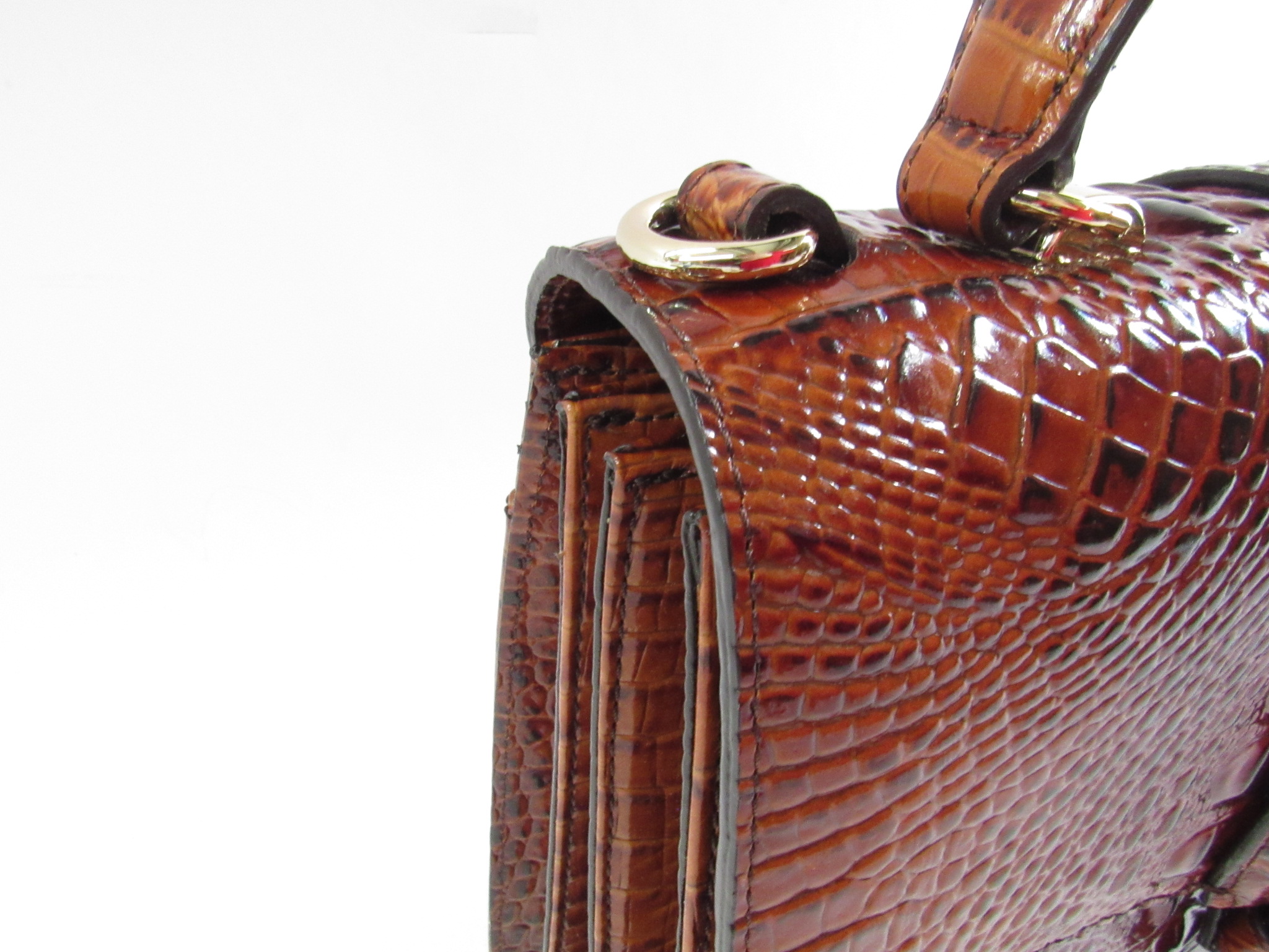 Brahmin Gabriella Pecan Melbourne Leather Purse