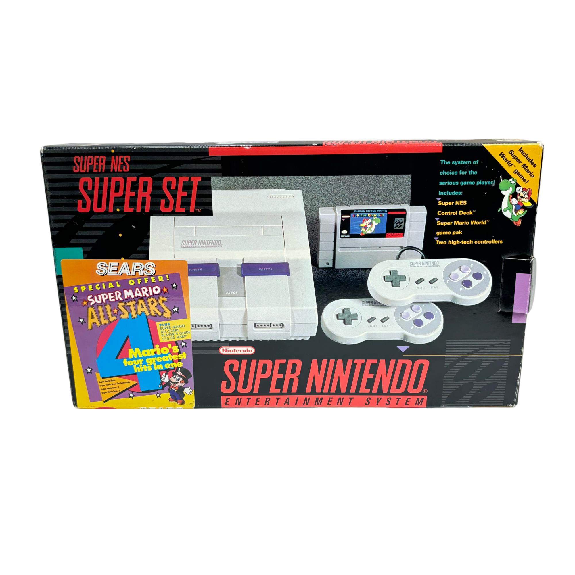 Super Nintendo shops SNES SNS-001 with Super Mario All-Stars