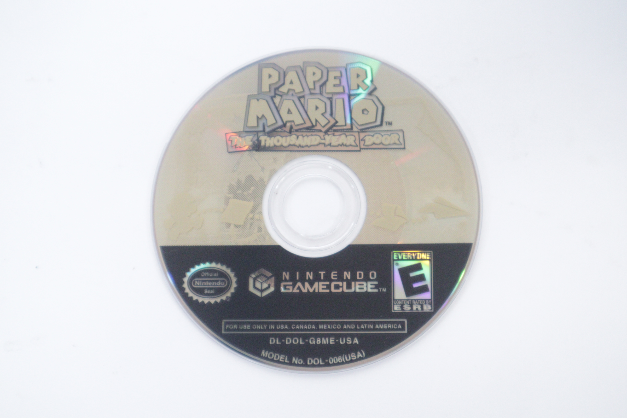 Paper Mario Thousand Year Door for Nintendo GameCube hotsell Disk Only