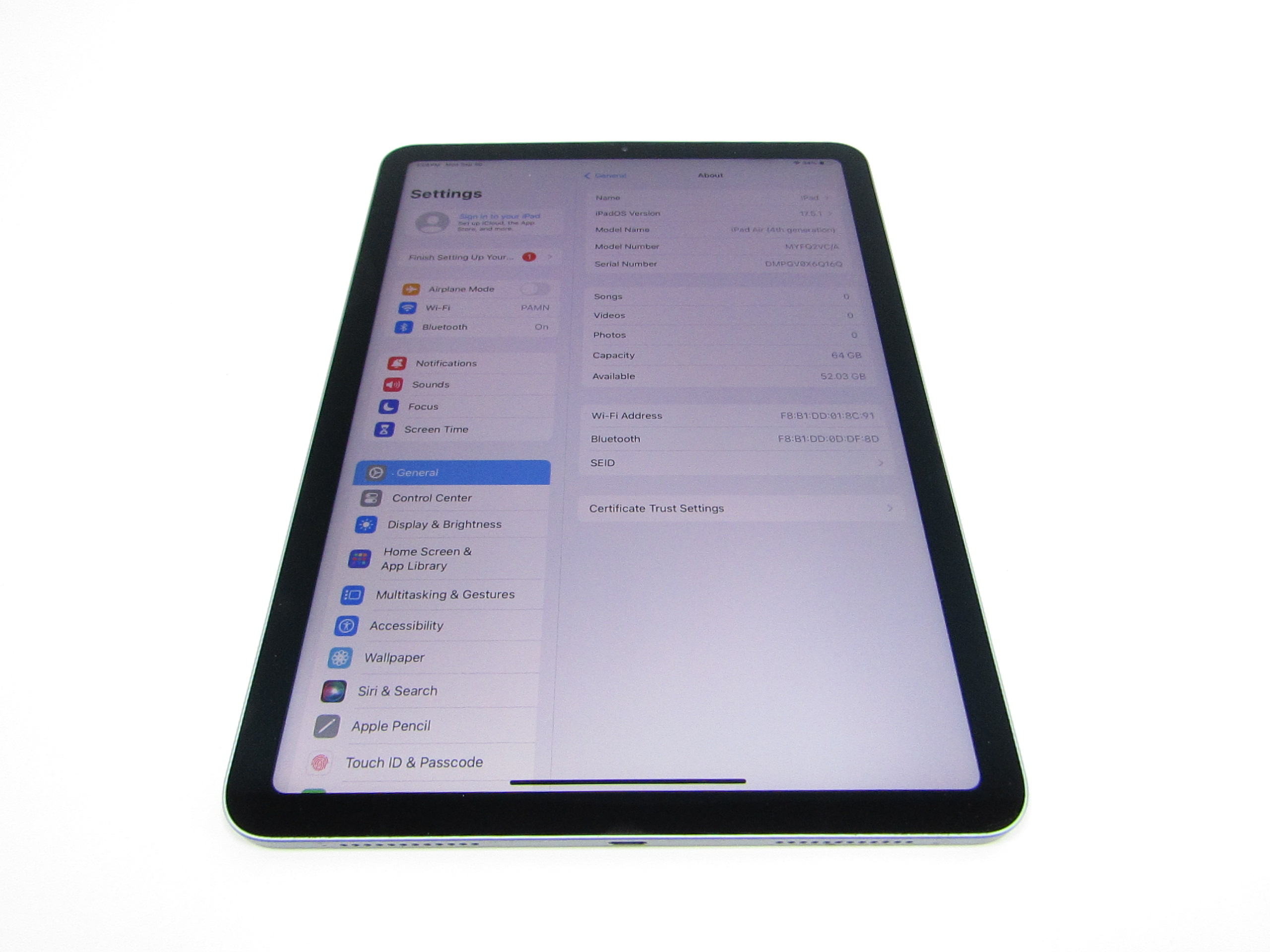 iPad Air4 64GB（WiFi）Apple Pencil他セット 【公式通販】