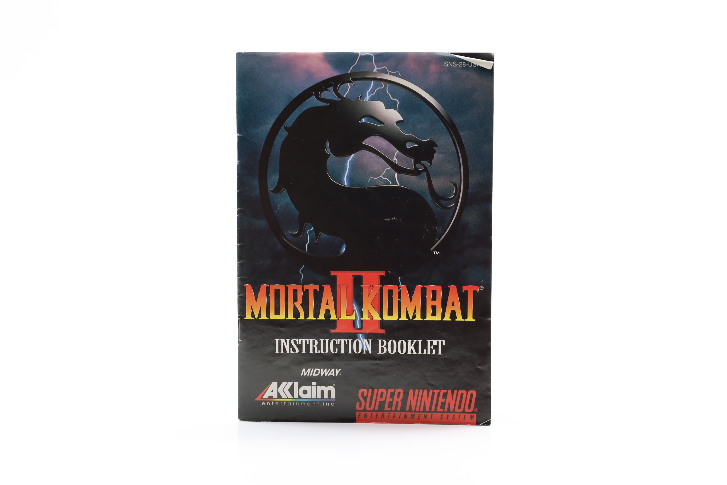 Mortal Kombat II - SNES - Moves, Fatalities and Codes 