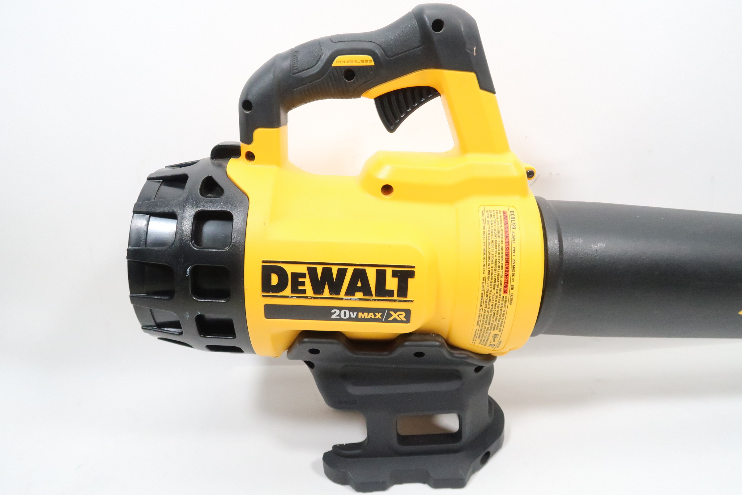 DeWalt DCBL720 20V 90 MPH 400 CFM Cordless Battery Powered Handheld Leaf Blower