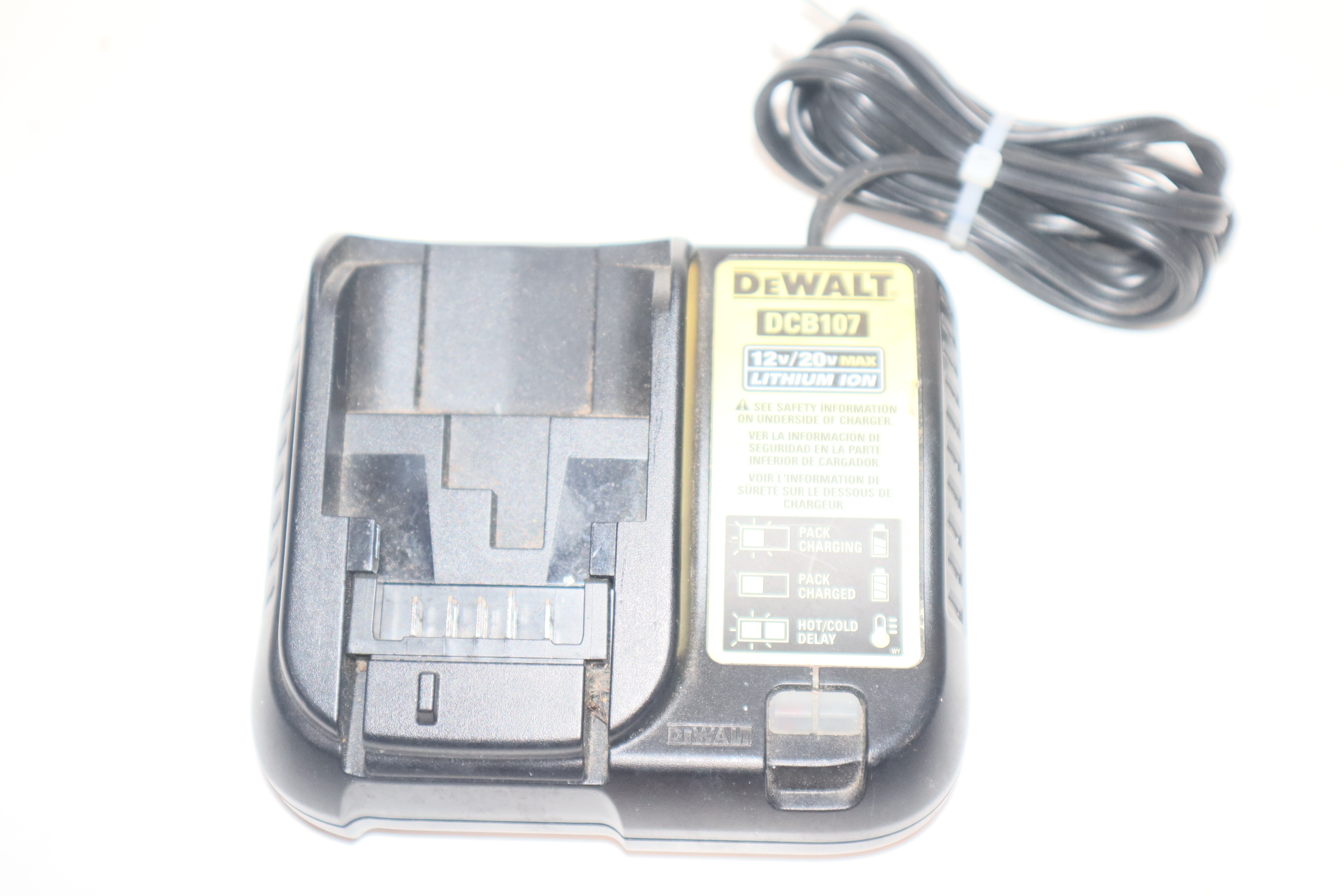 Dewalt Dcb107 cargador de batería de Li-Ion 12 voltios max y 20 voltios max